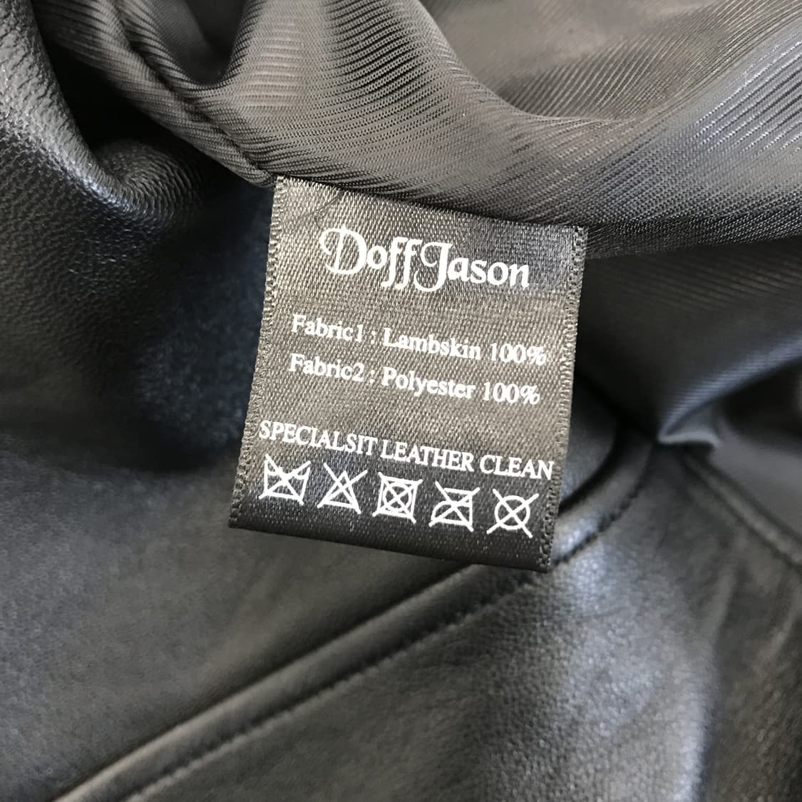 도프제이슨 램스킨 싱글 라이더자켓 [L] 상품이미지6