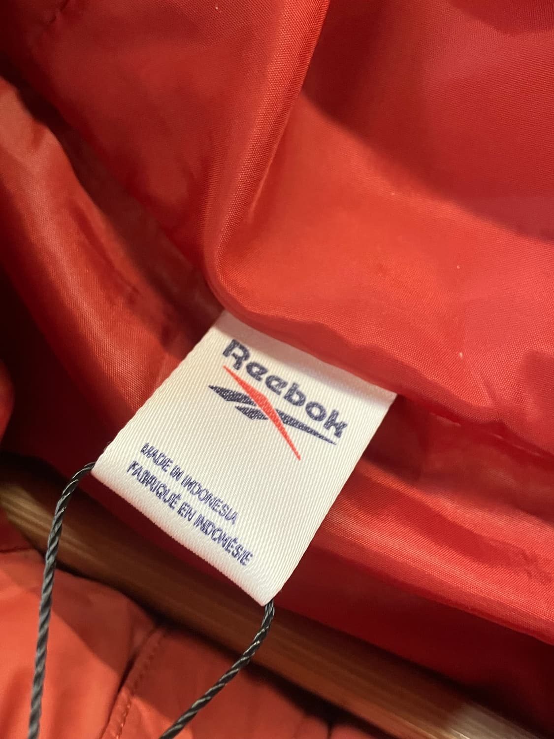 리복 패딩 오렌지 M #csz2828 상품이미지5