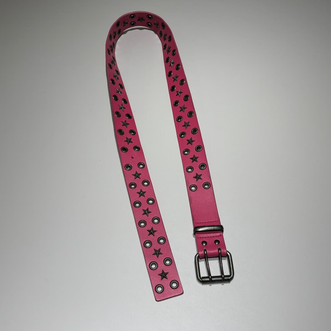 Jaded London 제이디드 런던 스타 스터드 더블링 벨트 핑크 상품이미지3