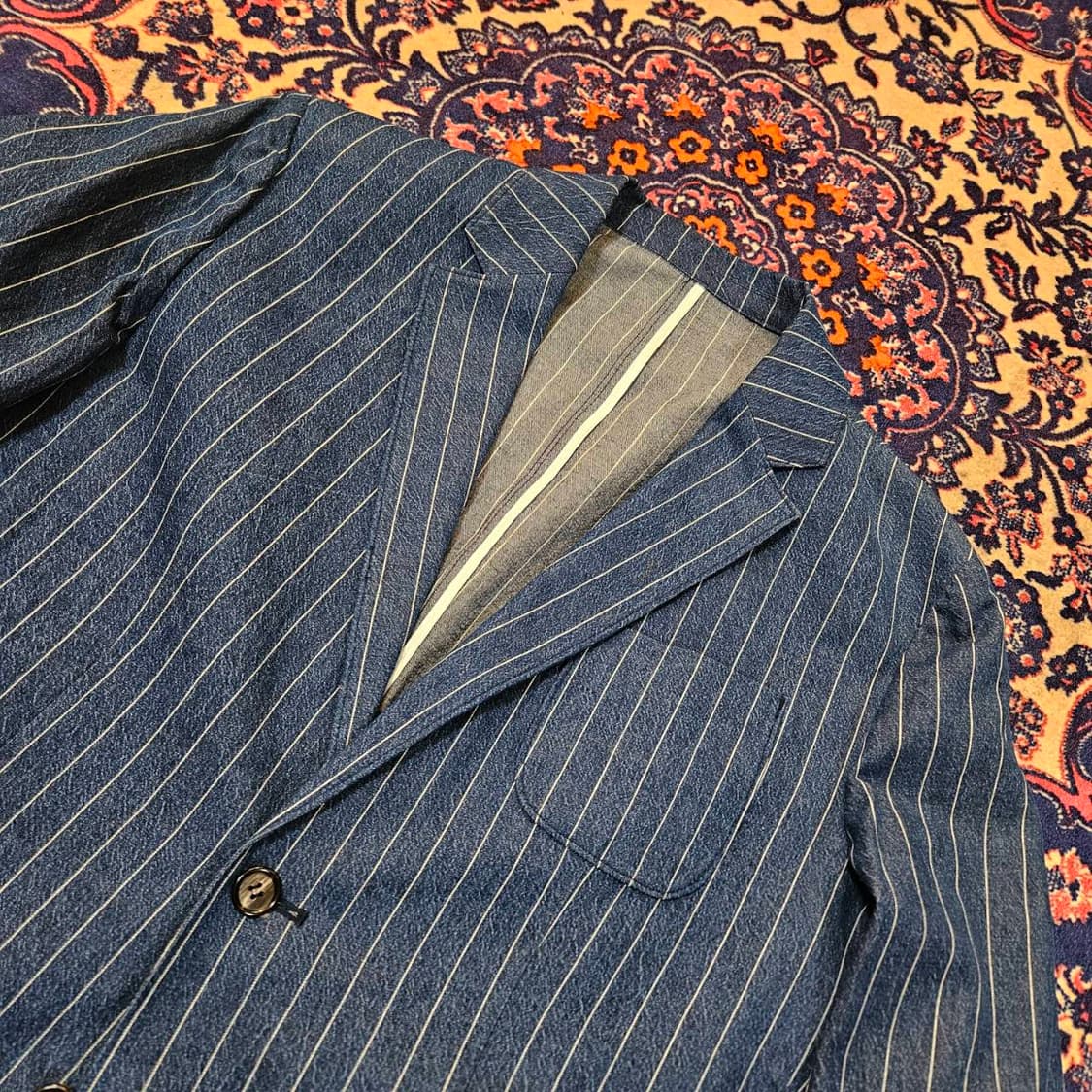 킨록 엔더슨(Kinloch) 린넨 코튼 혼방 투버튼 블레이져 자켓 상품이미지2