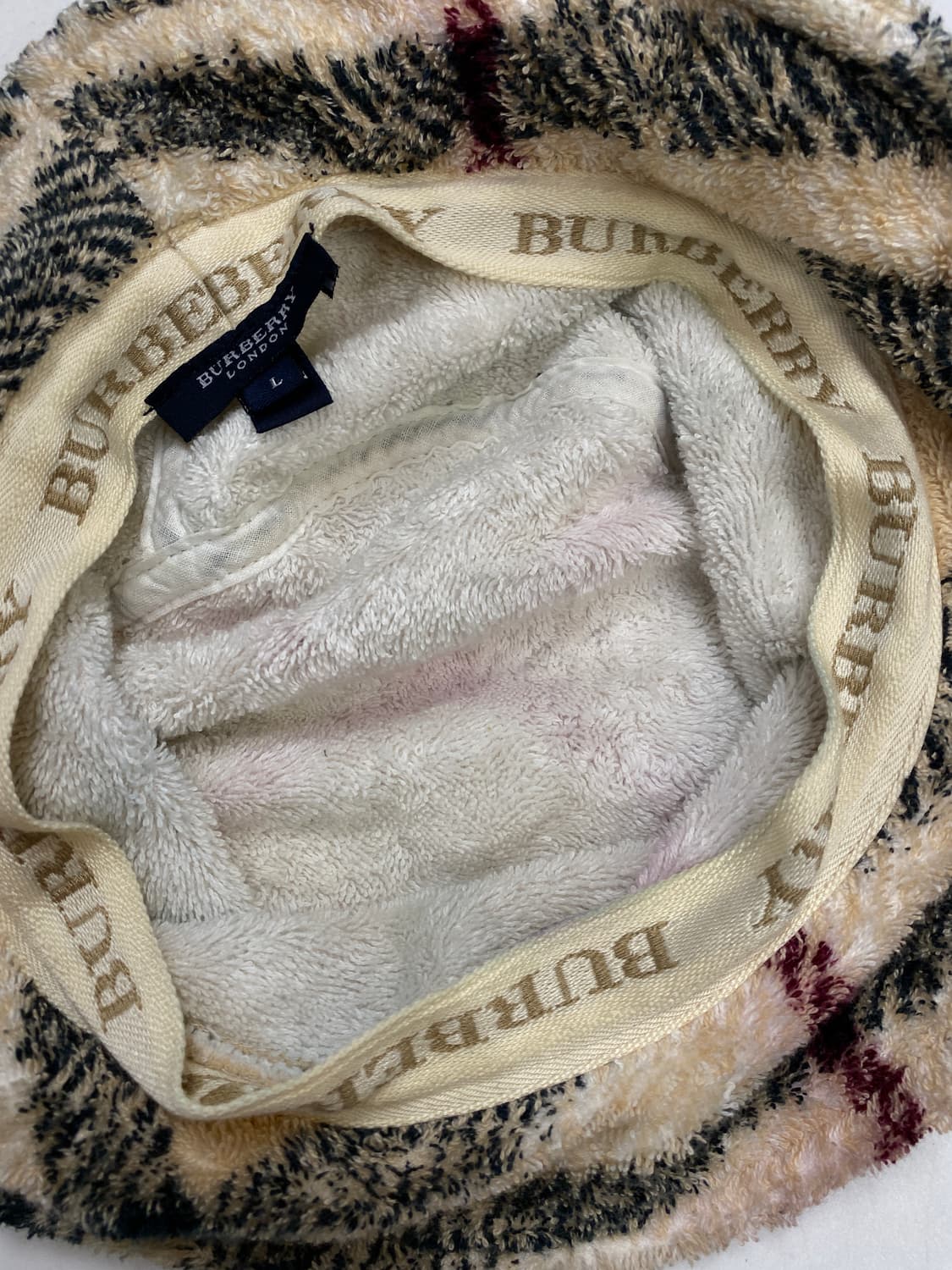 BURBERRY(버버리)노바체크 타올 버킷햇 상품이미지3