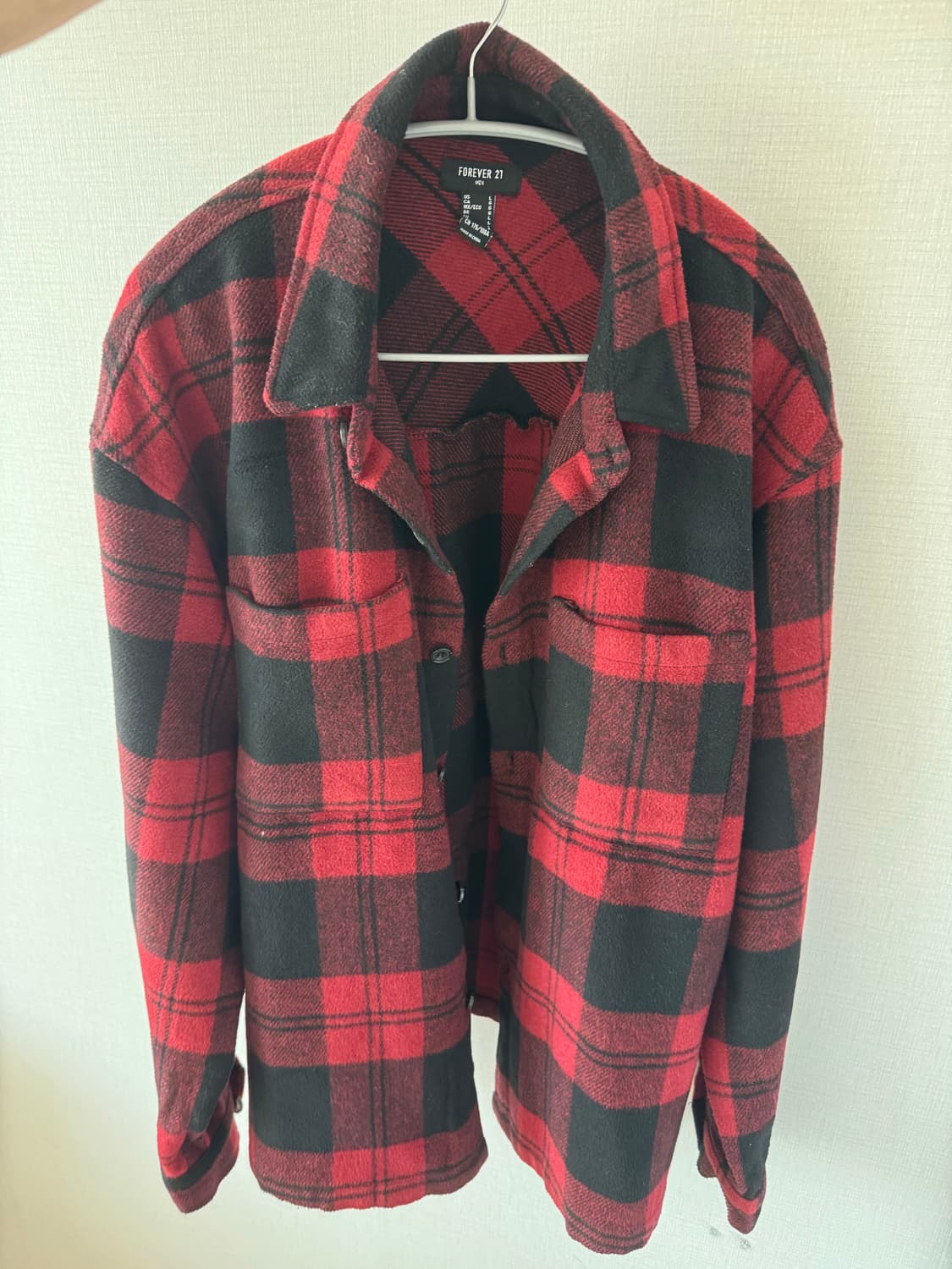 포에버21 플란넬 셔츠 L 상품이미지1