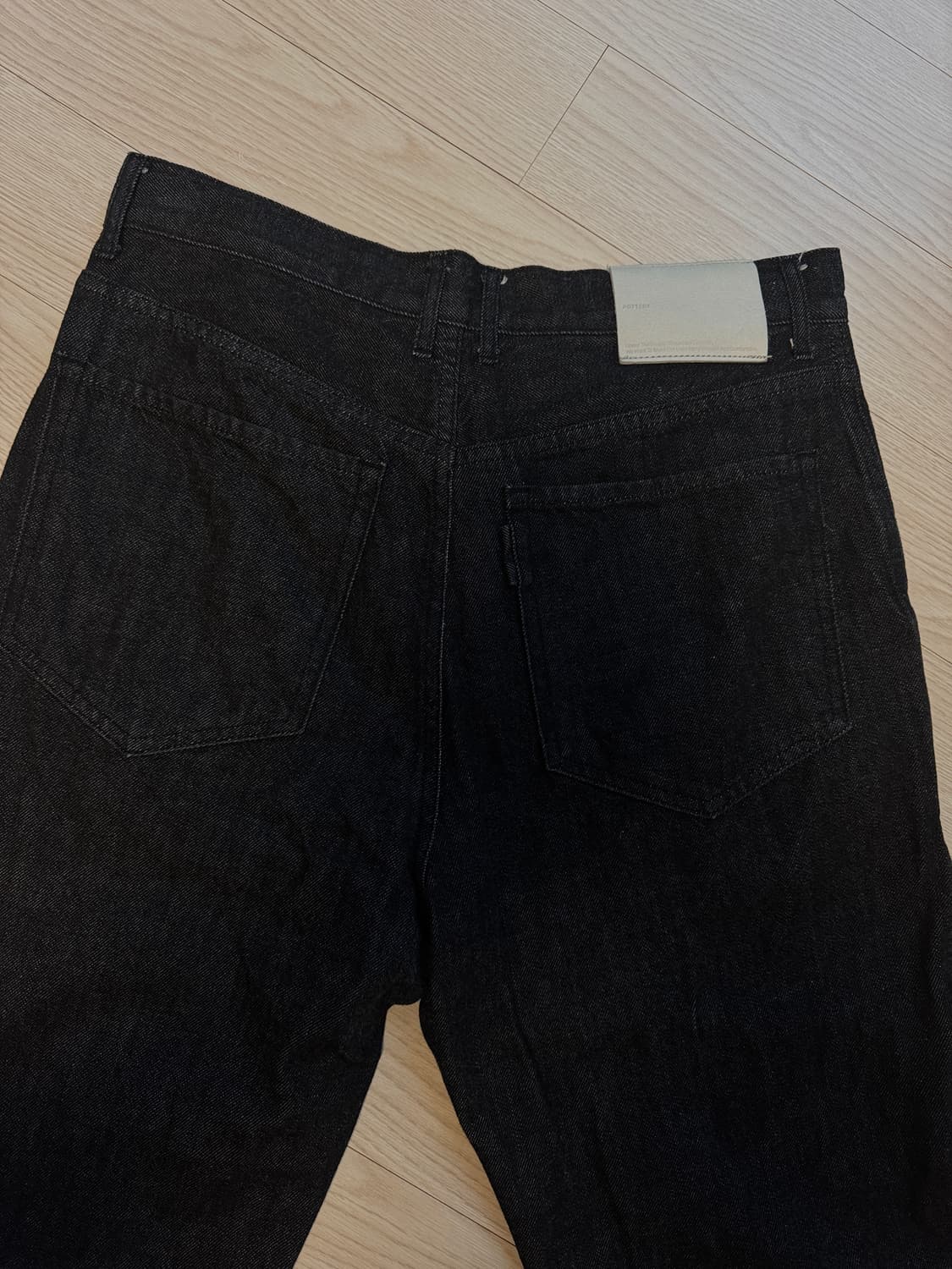 포터리 원워시드 컴포트 데님 블랙 2 상품이미지4