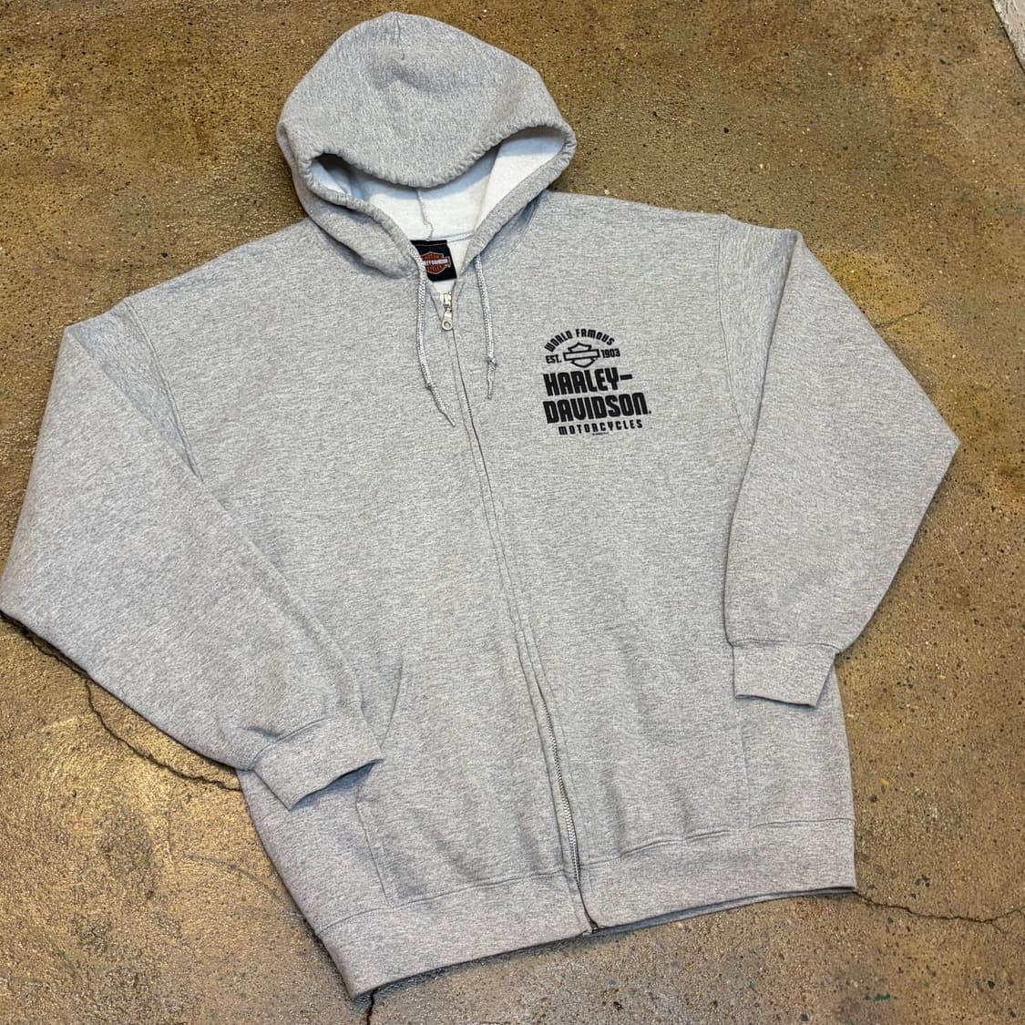 00s 미국 빈티지 할리데이비슨 후드티 후드집업 상품이미지2