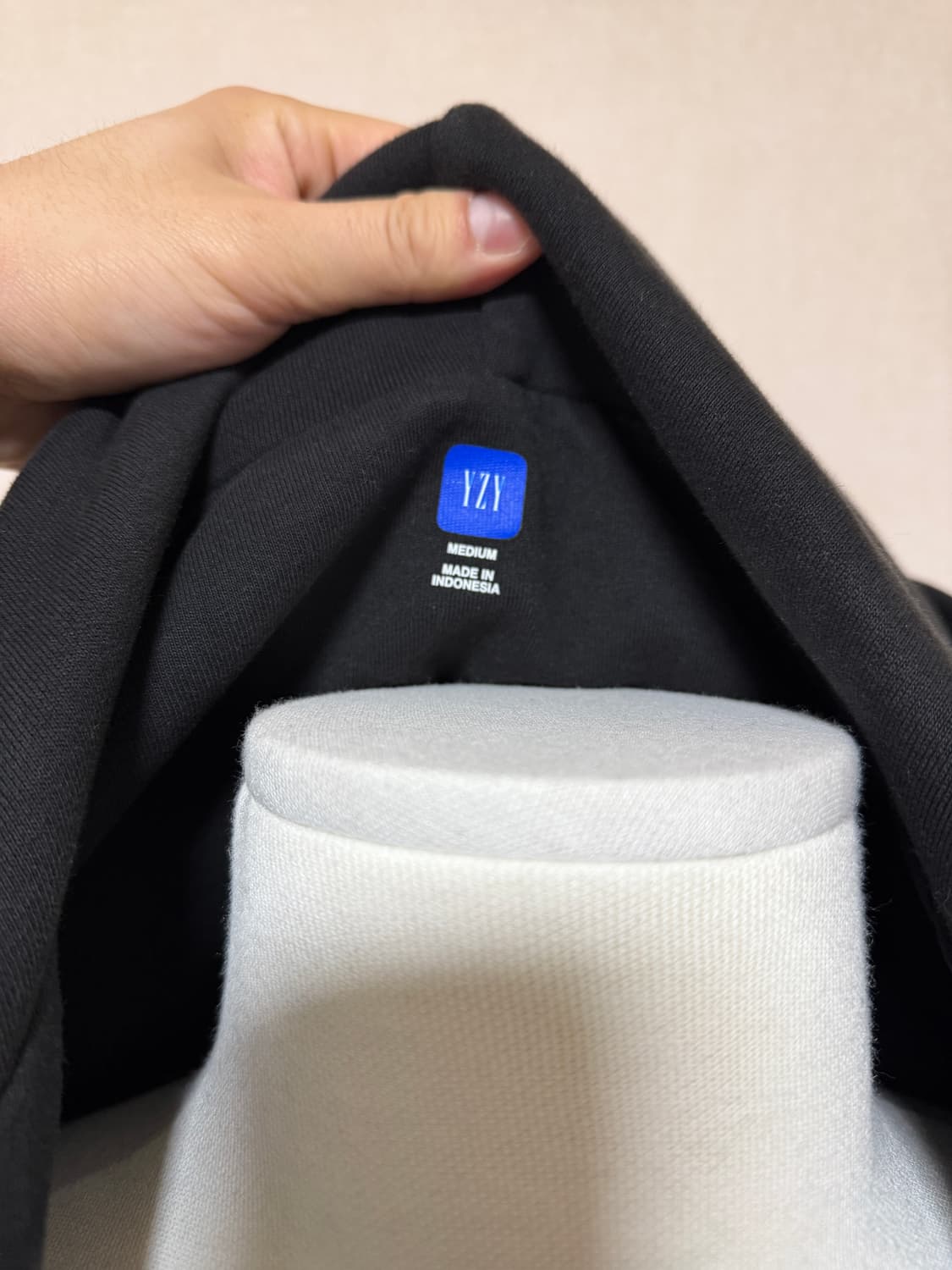 이지 갭 후드 집업 블랙 상품이미지3