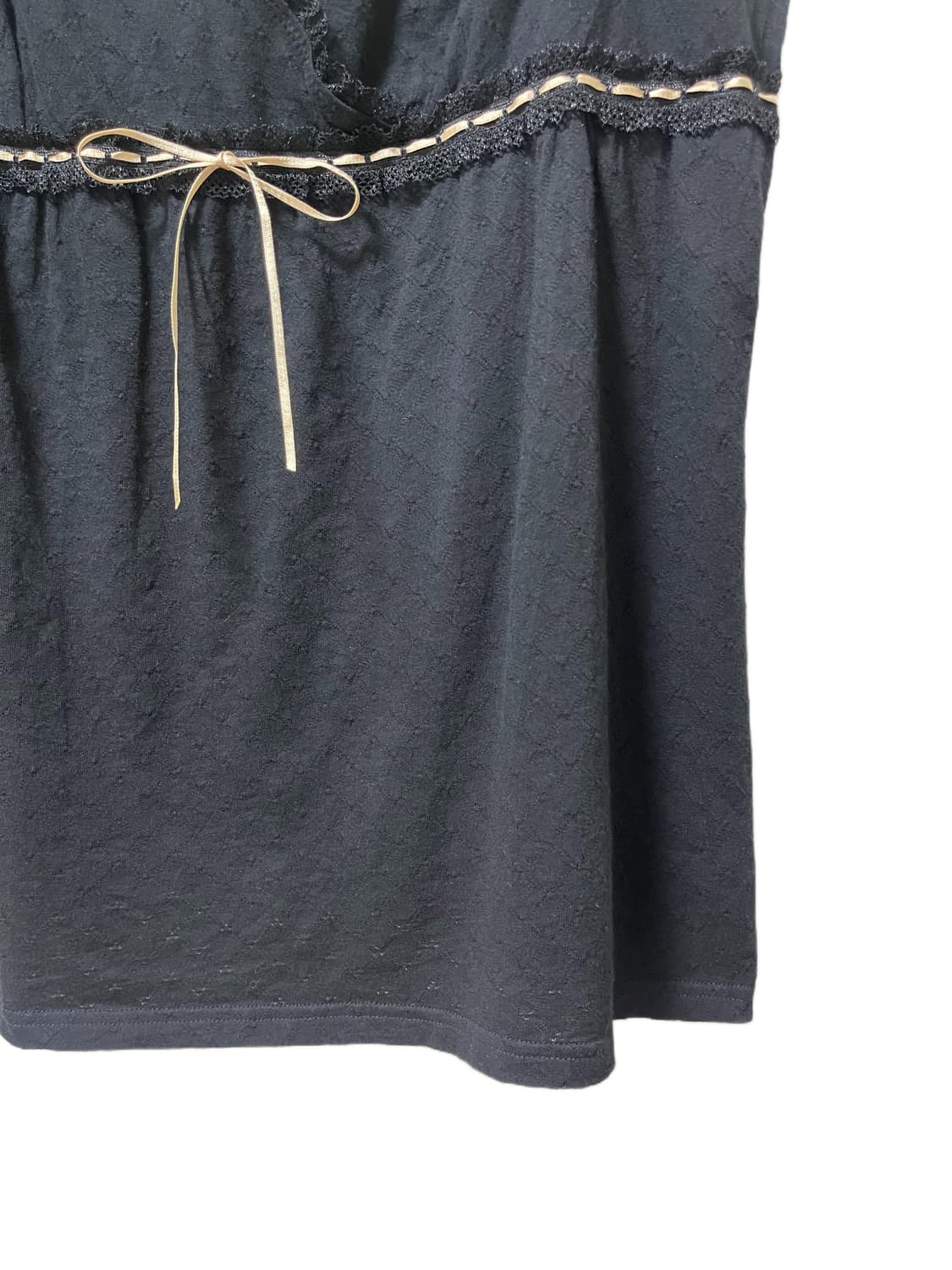 Old Uniqlo Lace Ribbon Sleeveless Top 상품이미지3