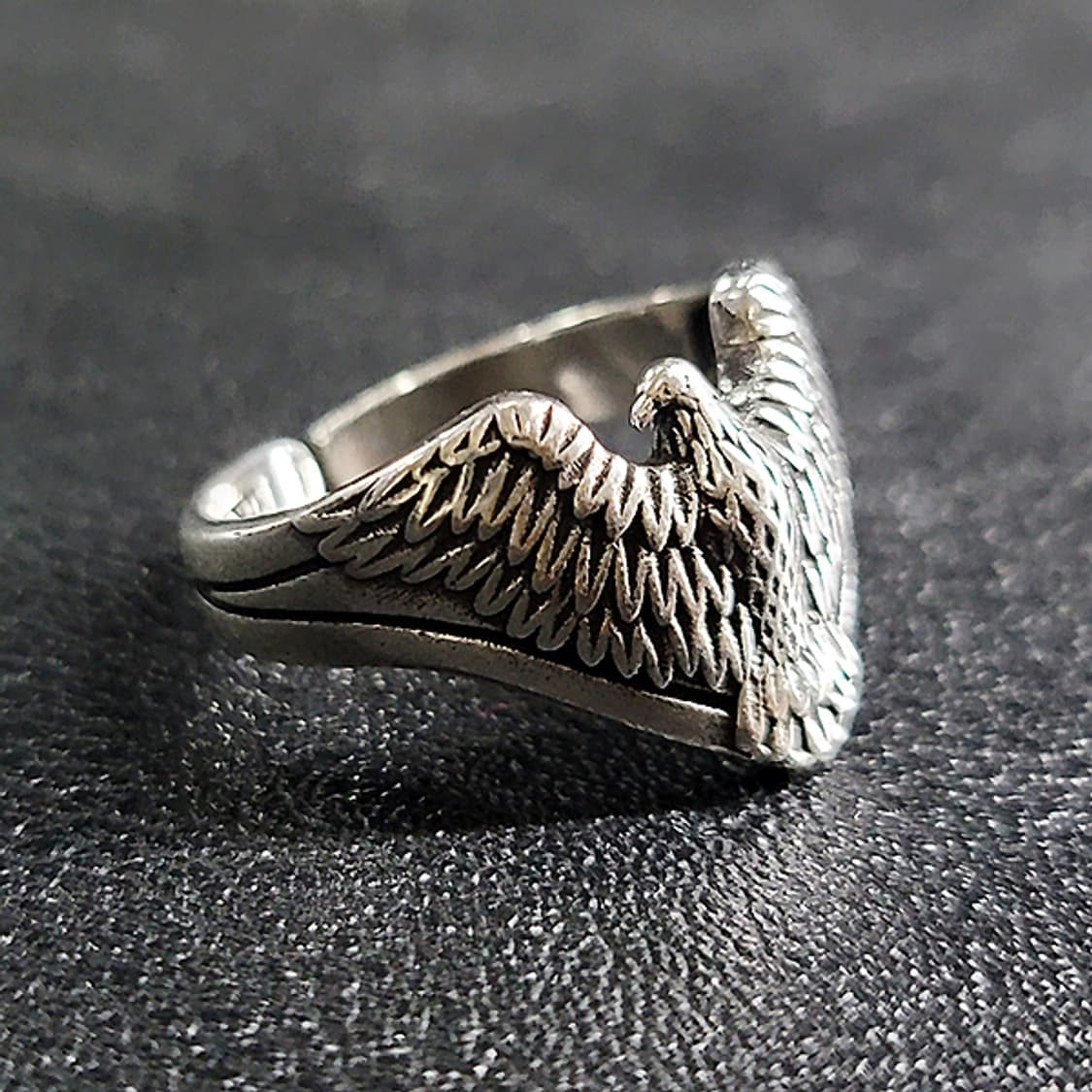 Kail 실버 남자 엔틱 빈티지 명품 독수리 새 반지 상품이미지2