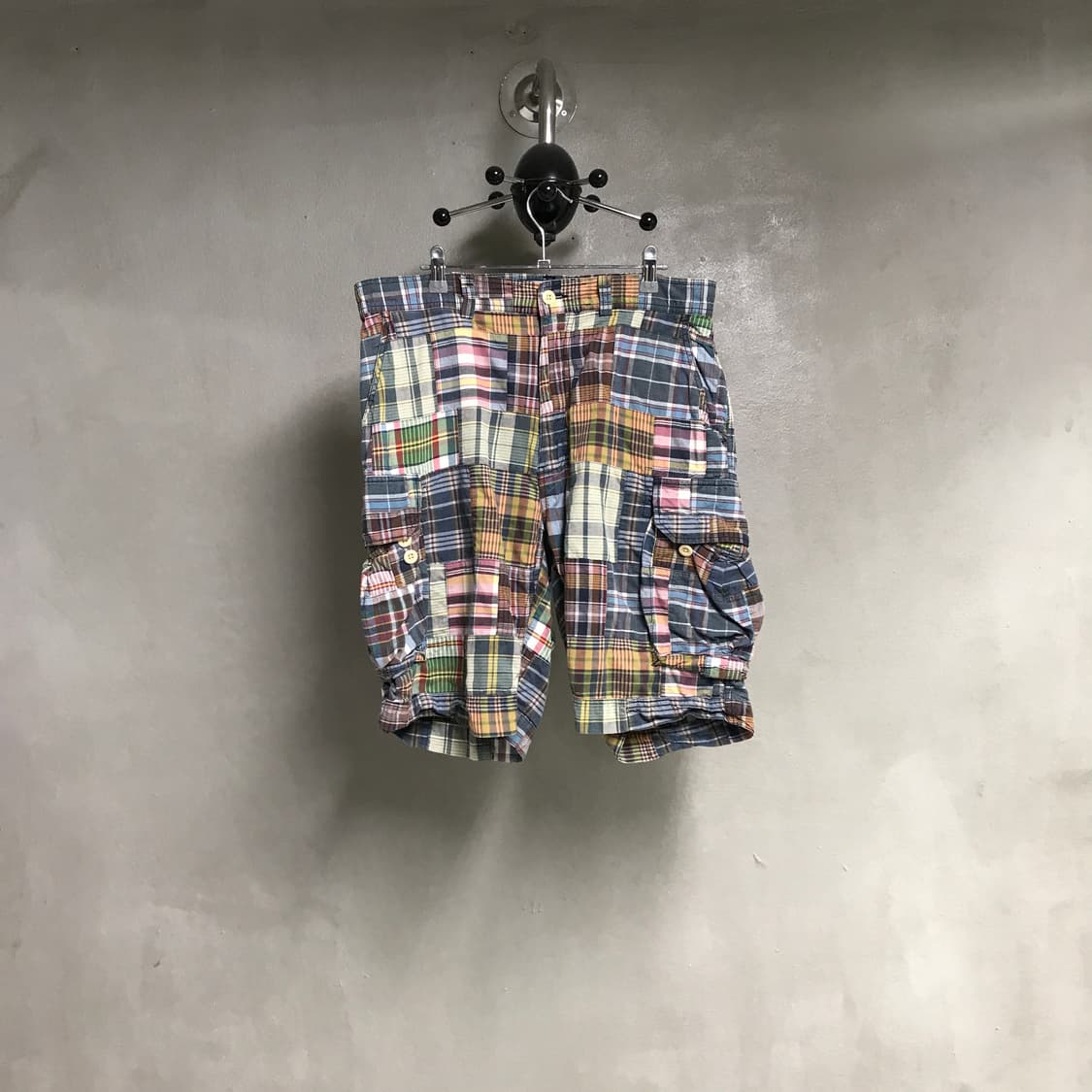 폴로 랄프로렌 체크 카고 반바지 34 상품이미지1
