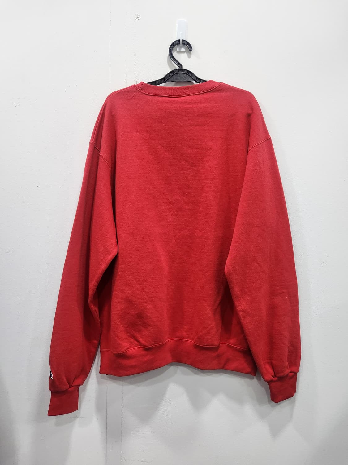 챔피온 에코 어센틱 레드 맨투맨 남성 100사이즈 오버핏 상품이미지4