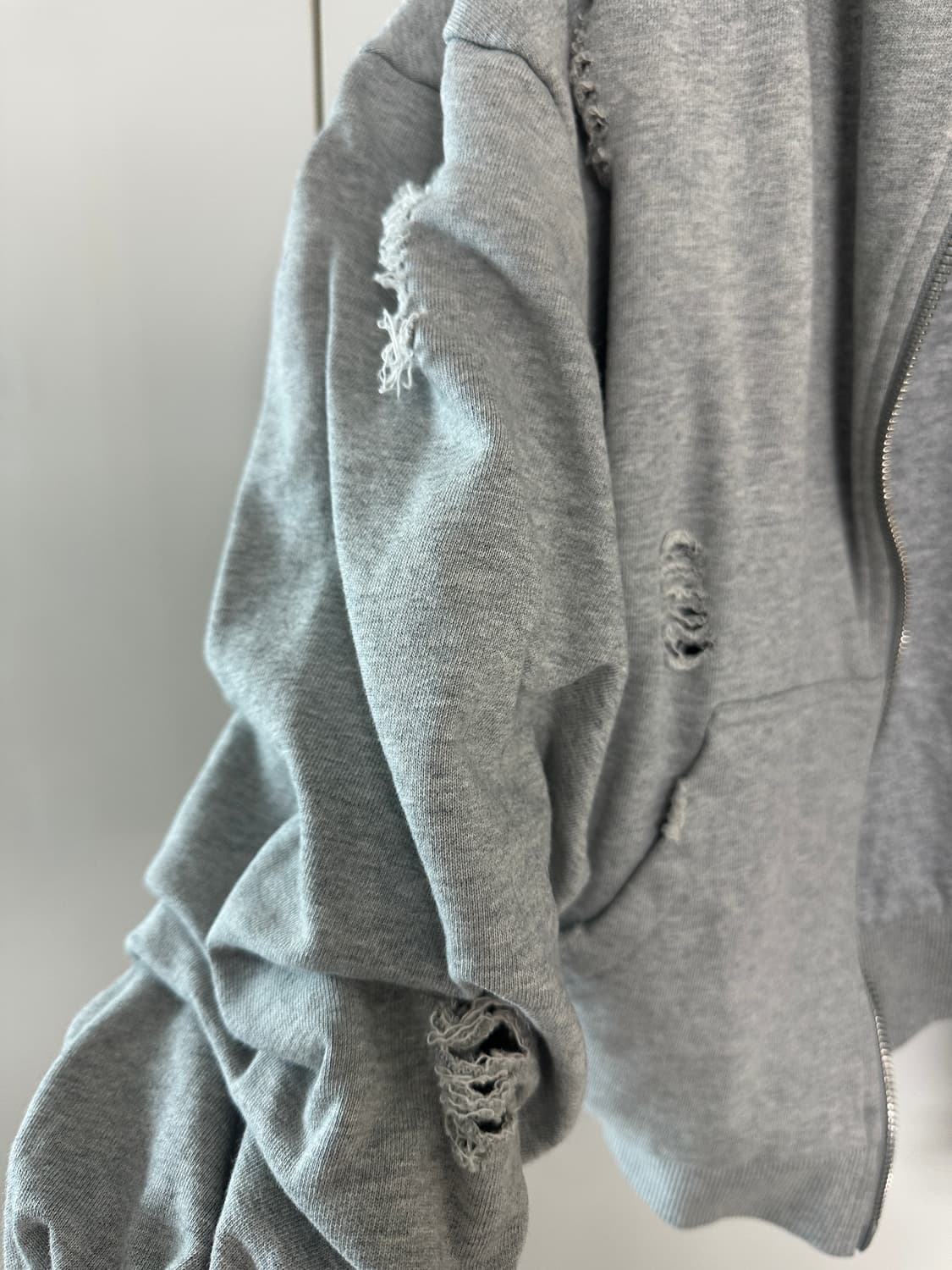 그라운드제로 데미지 후드집업 상품이미지2