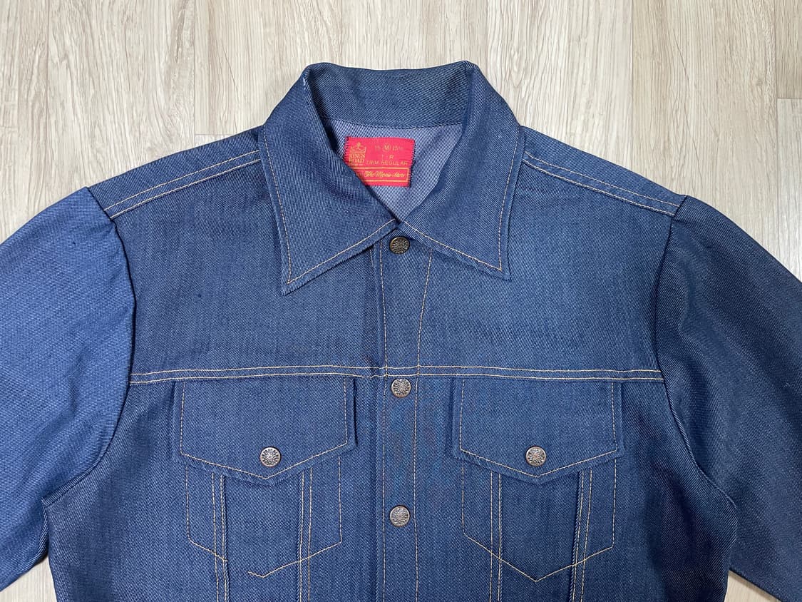95~100) 70's 시어스 킹스로드 3rd 데님자켓 상품이미지4