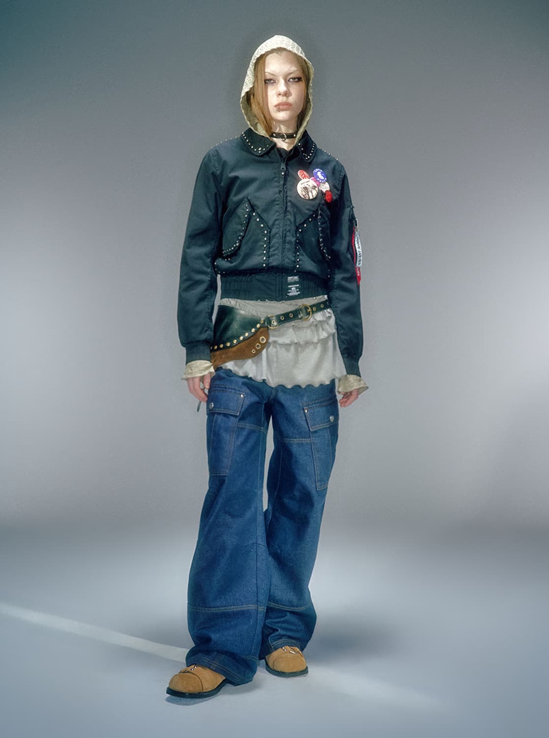 베이컨트 아카이브 valley flight jaket black 상품이미지2