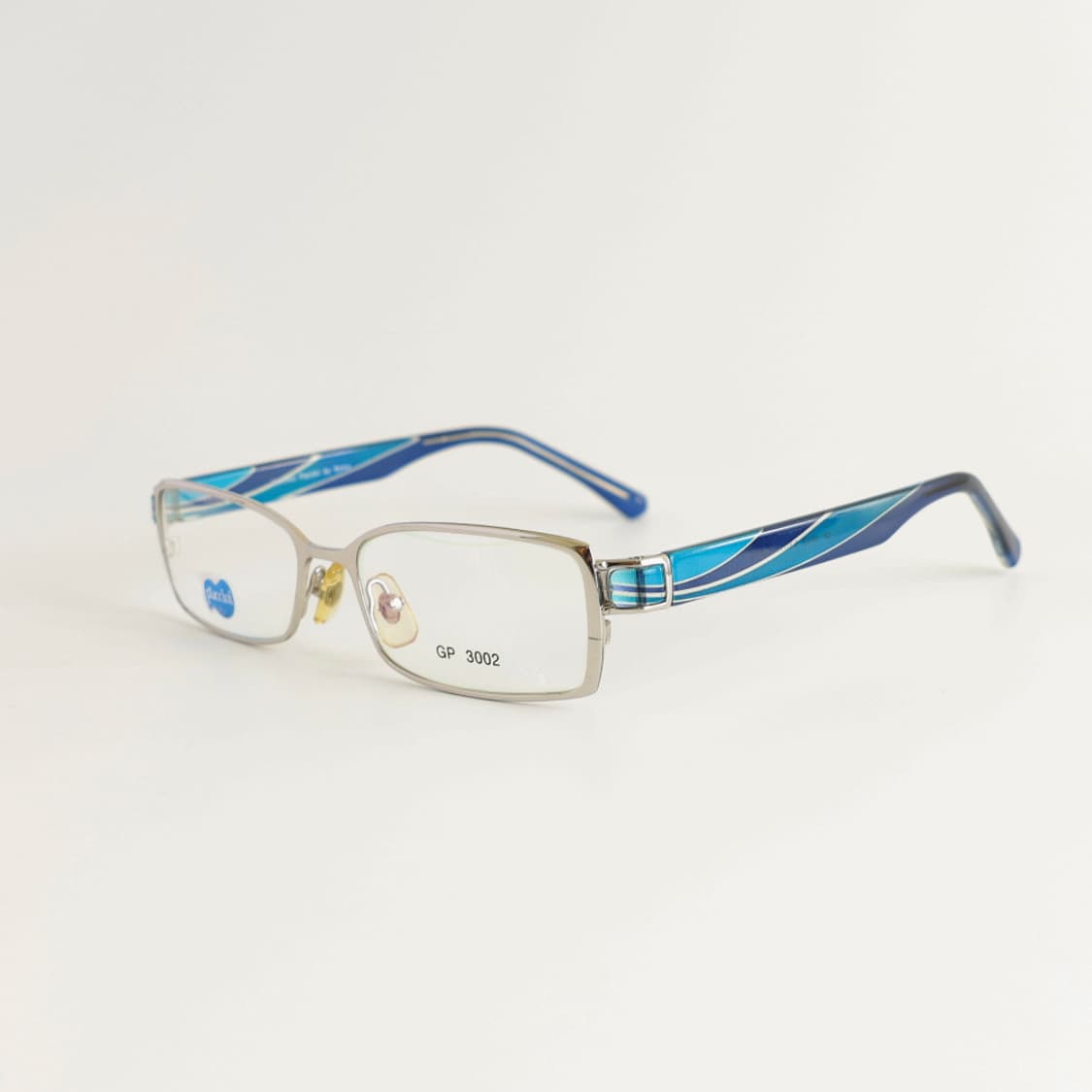 올드올즈 데드스탁 빈티지 블루 오션 스퀘어 메탈 안경 상품이미지1