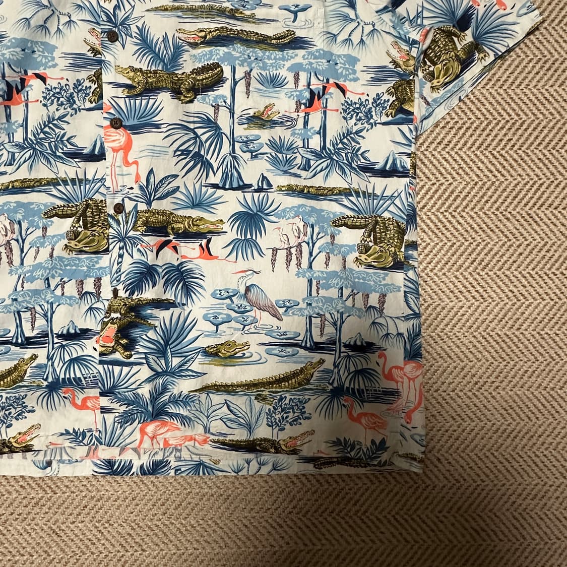 VINTAGE usa made hawaiian shirt cotton 상품이미지4