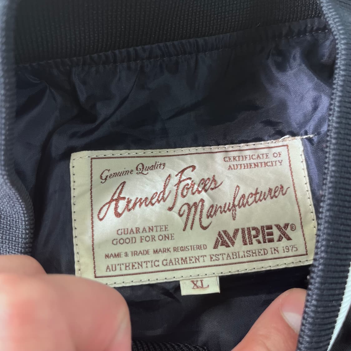 100 아비렉스 나일론 바시티 자켓 상품이미지6