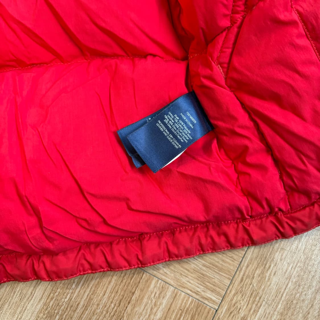 폴로 랄프로렌 레드 후드 덕다운 푸퍼 자켓 상품이미지10