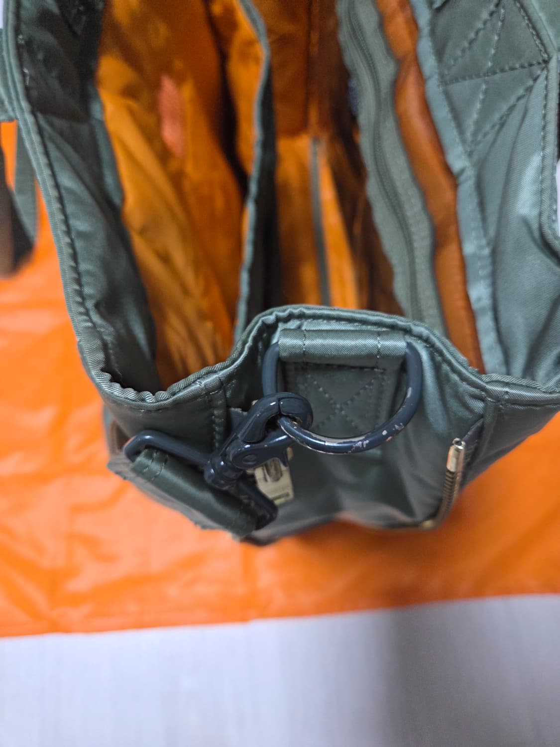 신형 포터 탱커 투웨이 토트백 세이지그린 상품이미지7