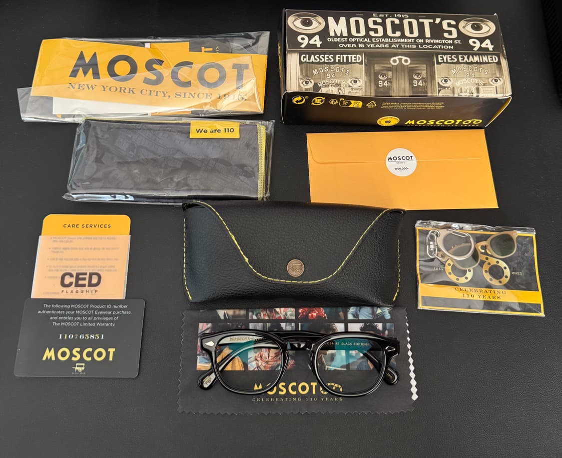 모스콧 렘토쉬 블랙 46사이즈 (한정판 코리안에디션) 상품이미지1