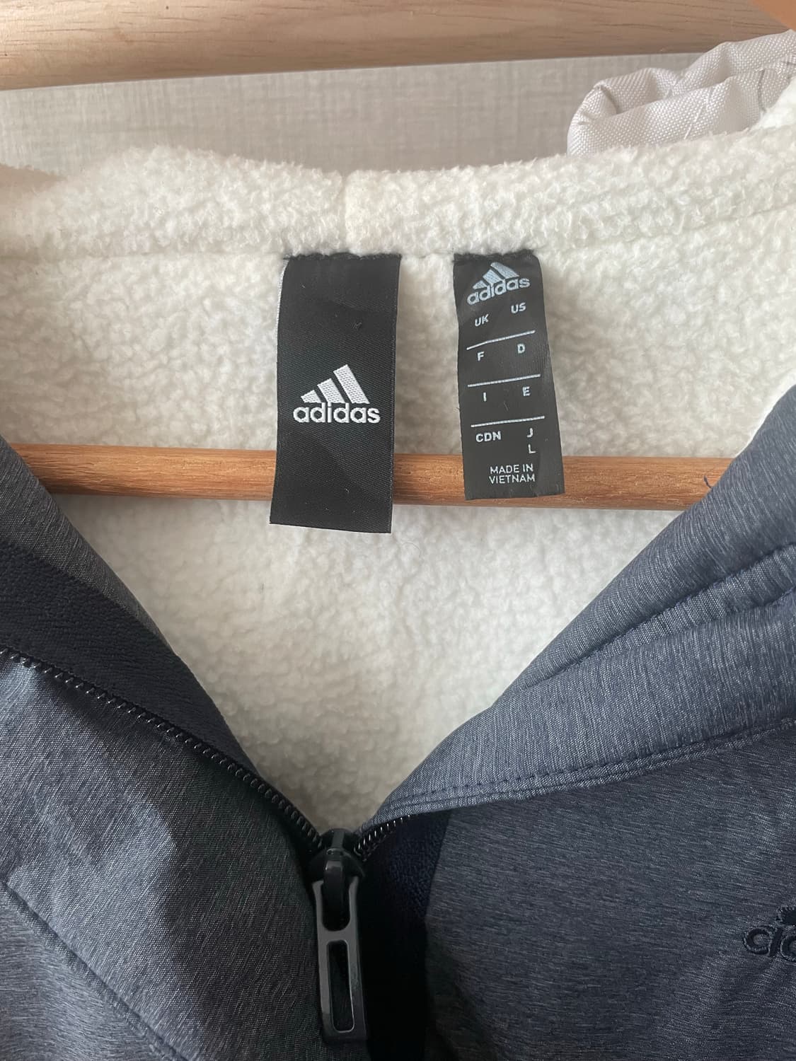 빈티지 아디다스 adidas 기모 후드 집업 오버핏 점퍼 상품이미지2