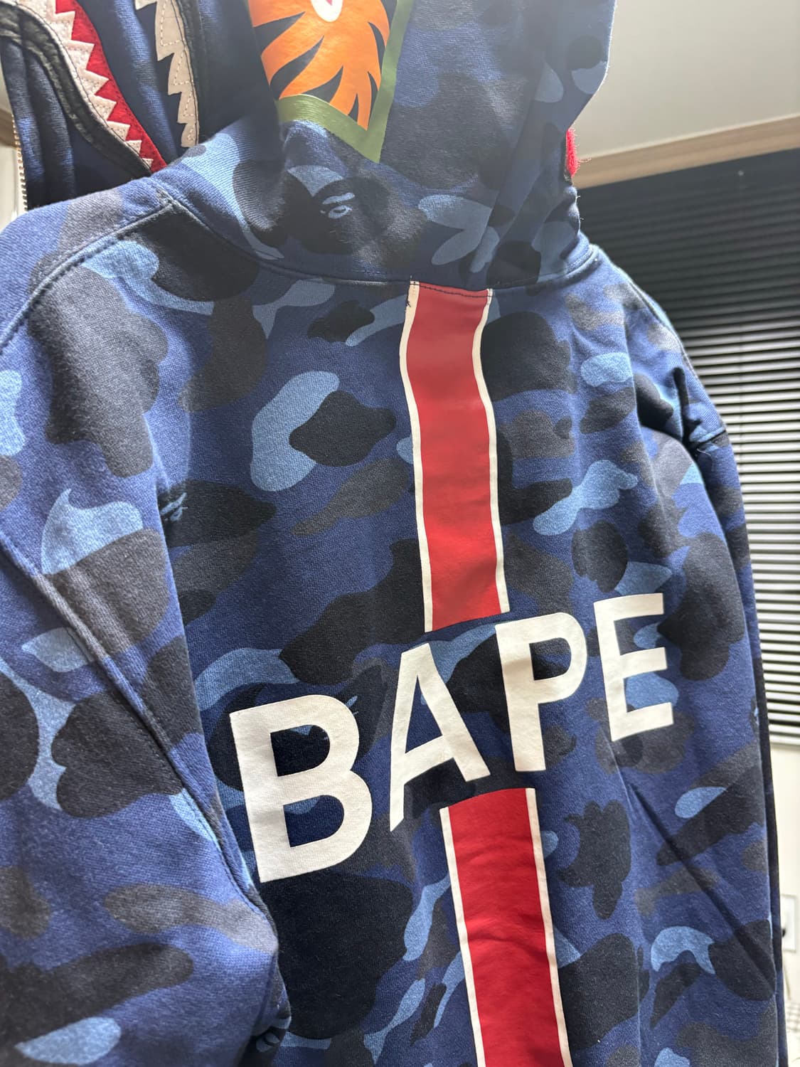 베이프xPSG 후드집업 콜라보  상품이미지3