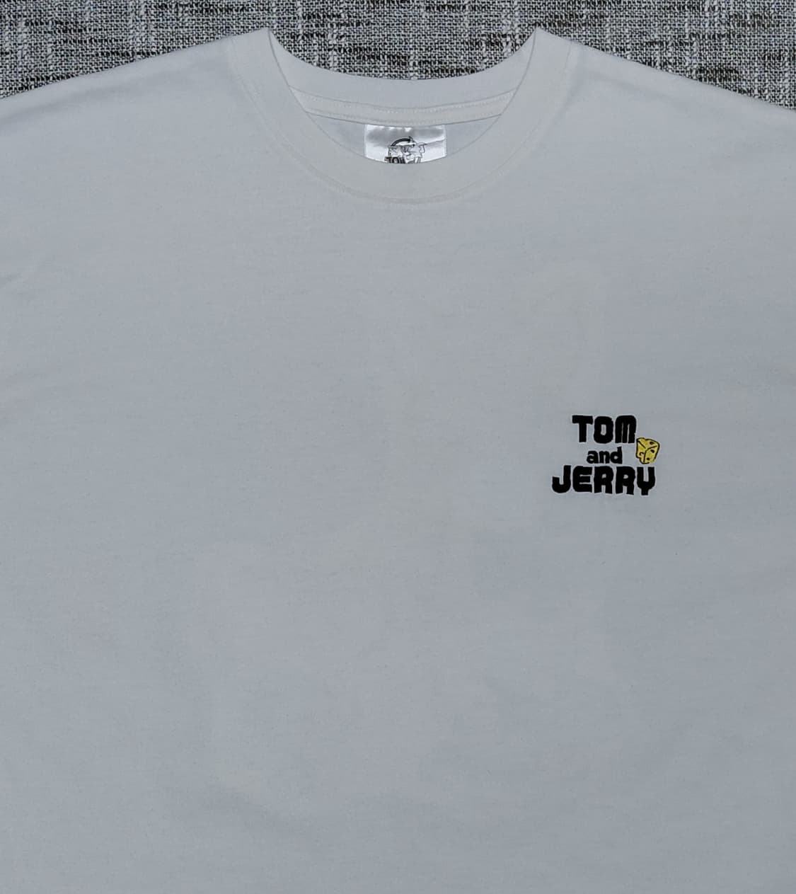 톰과 제리 오피셜 라이선스 후면 입체 자수 티셔츠 (M사이즈) 상품이미지3