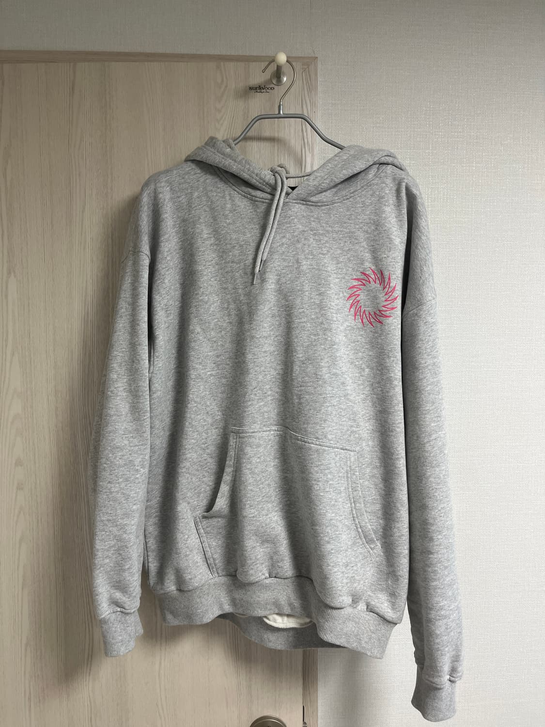 UVU 트레이닝 클럽 후드 그레이 L 상품이미지1