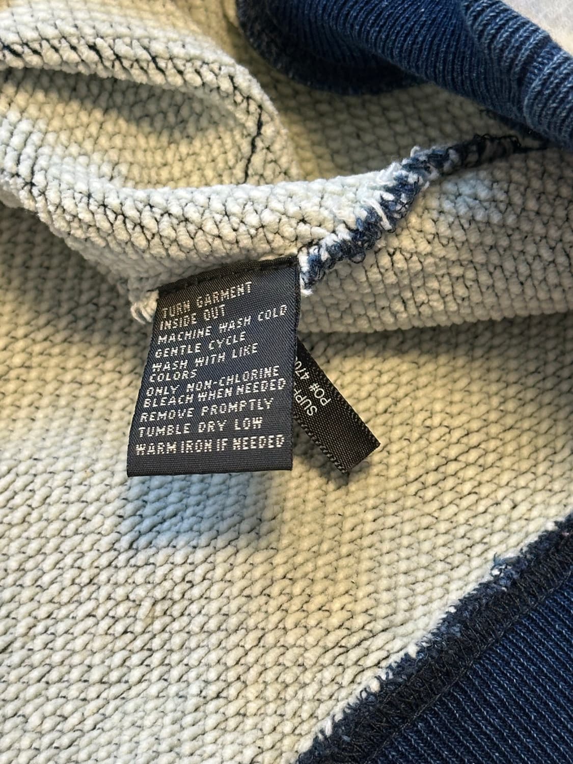 [L] RRL (더블알엘) 크루넥 스웻셔츠 인디고 상품이미지3