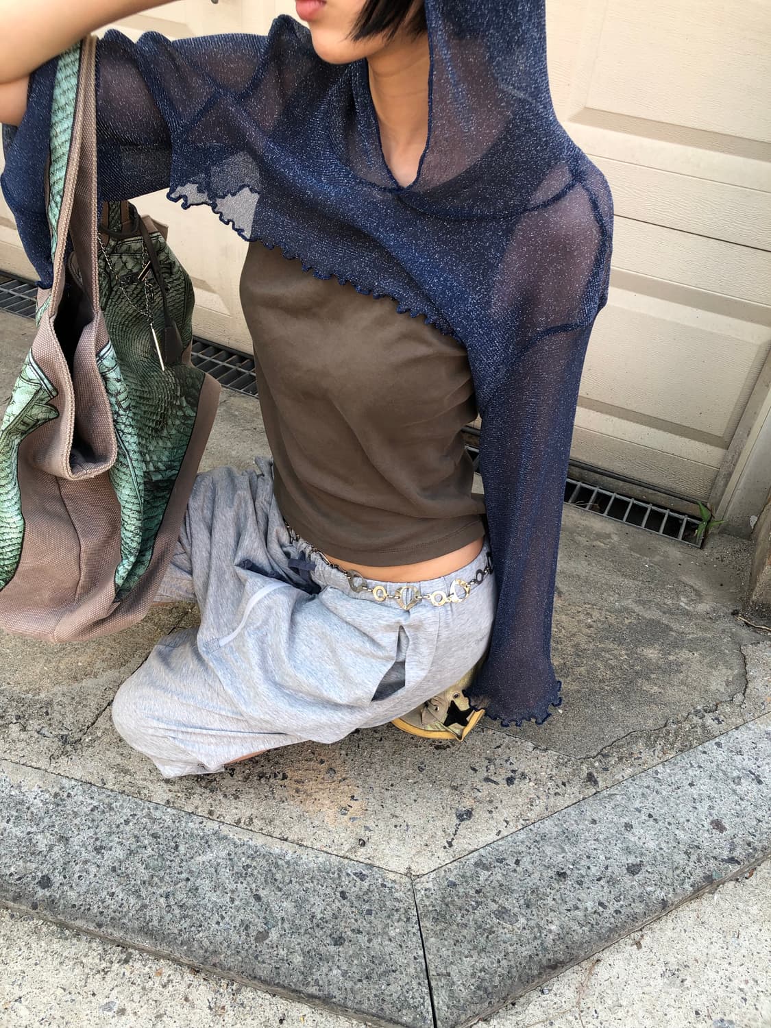 shimmer hood bolero  상품이미지6