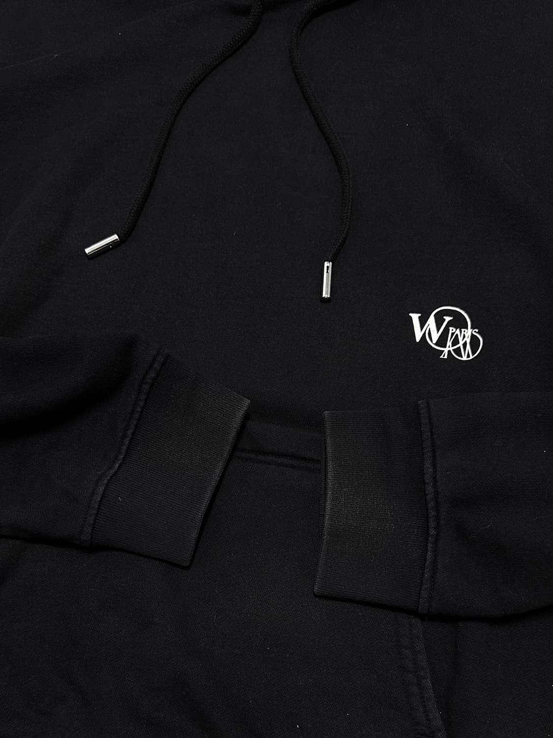 우영미 22ss 멀티 플라워 블랙 후드티 상품이미지5