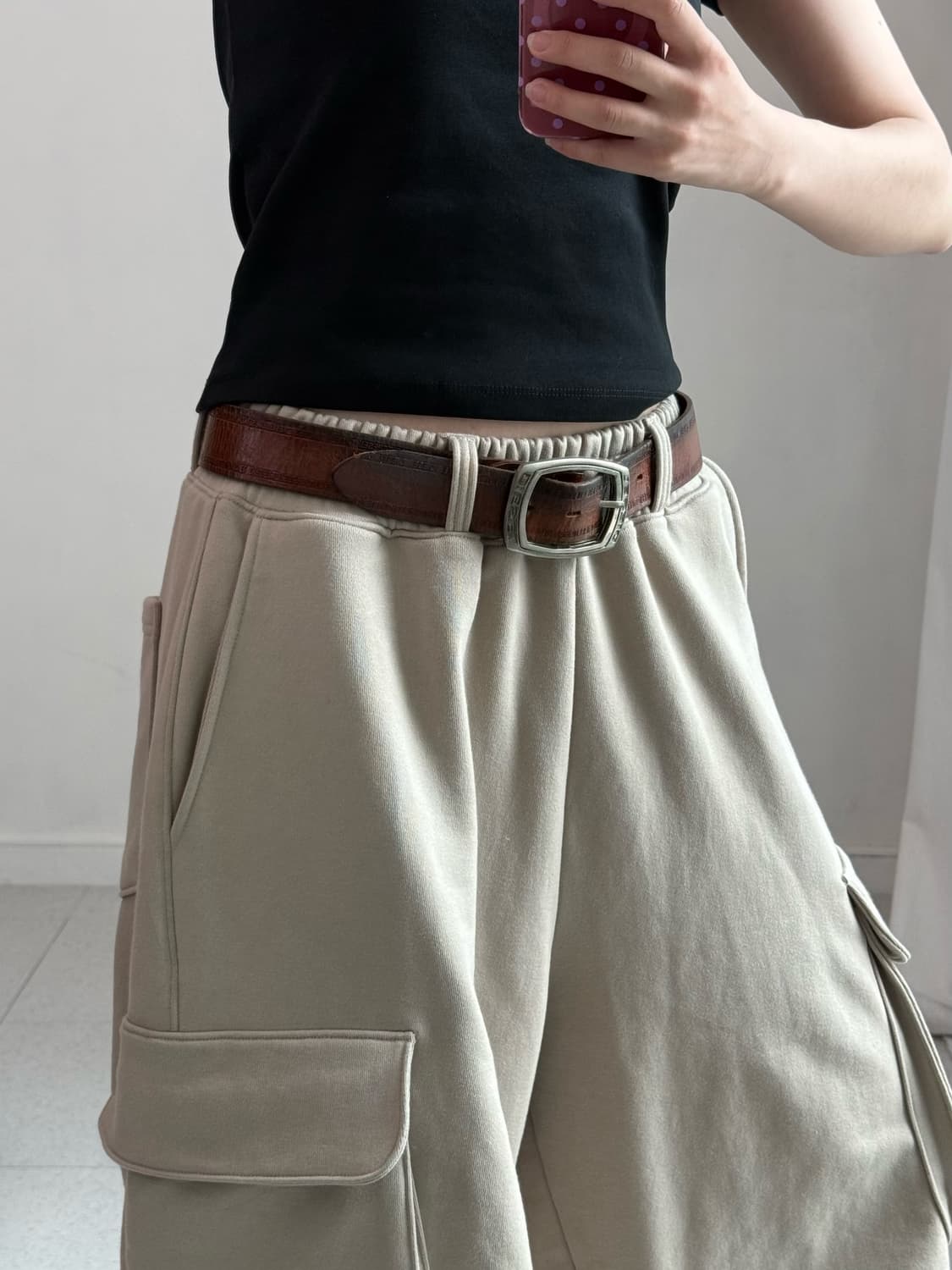 디젤 브라운 벨트 상품이미지2