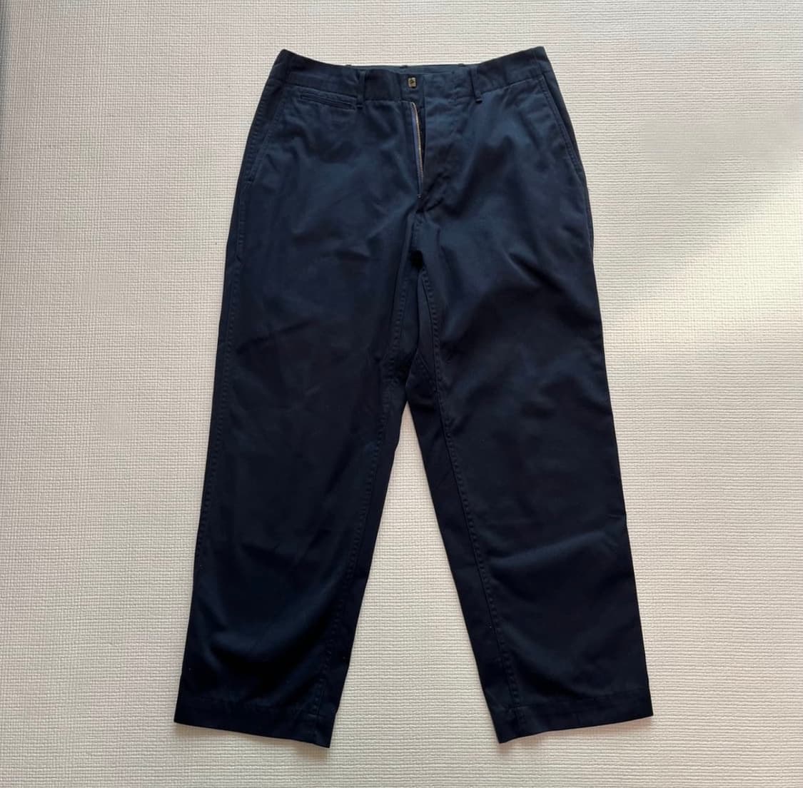 나나미카 와이드 치노 팬츠 네이비 상품이미지1