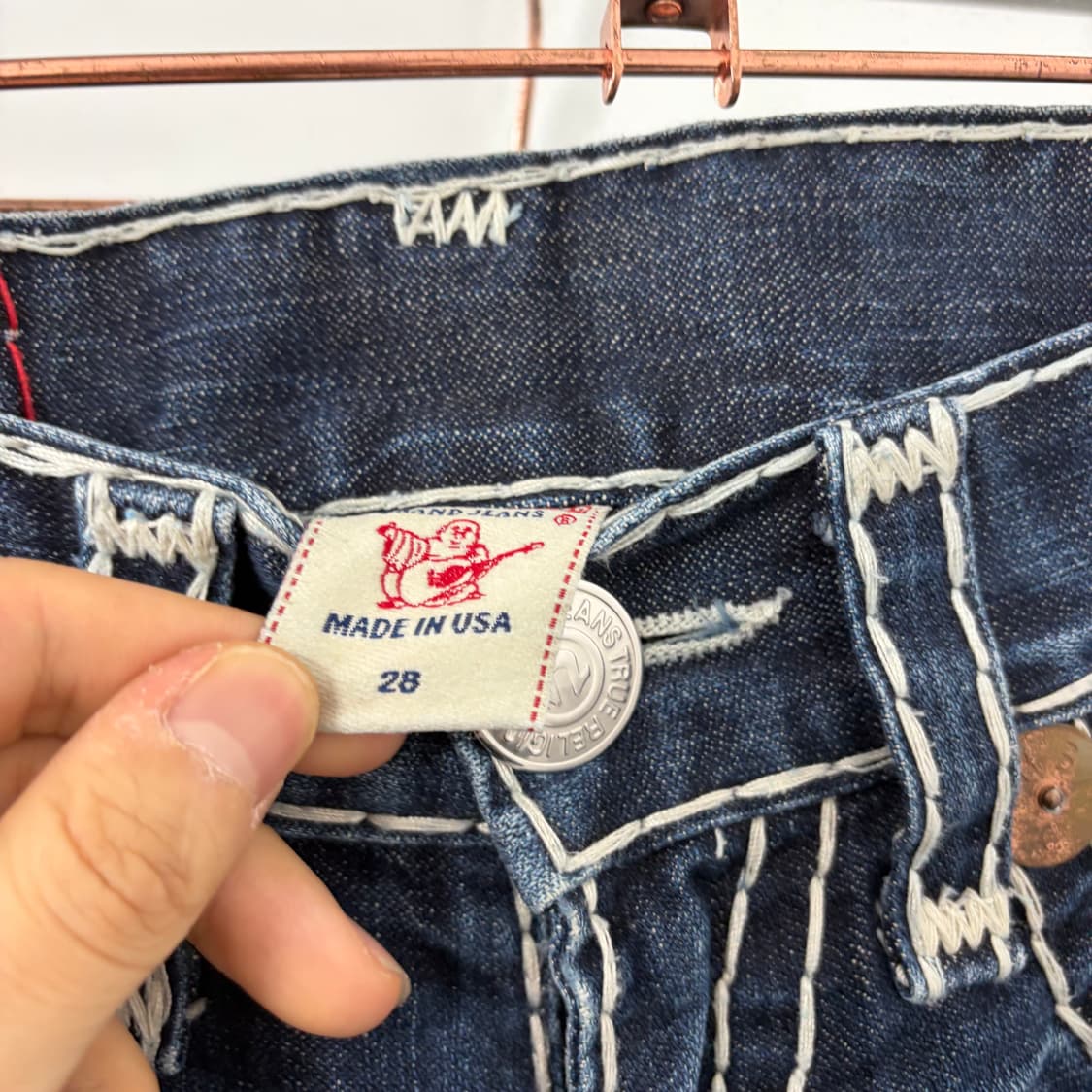 트루릴리전 부츠컷 데님 팬츠 상품이미지8