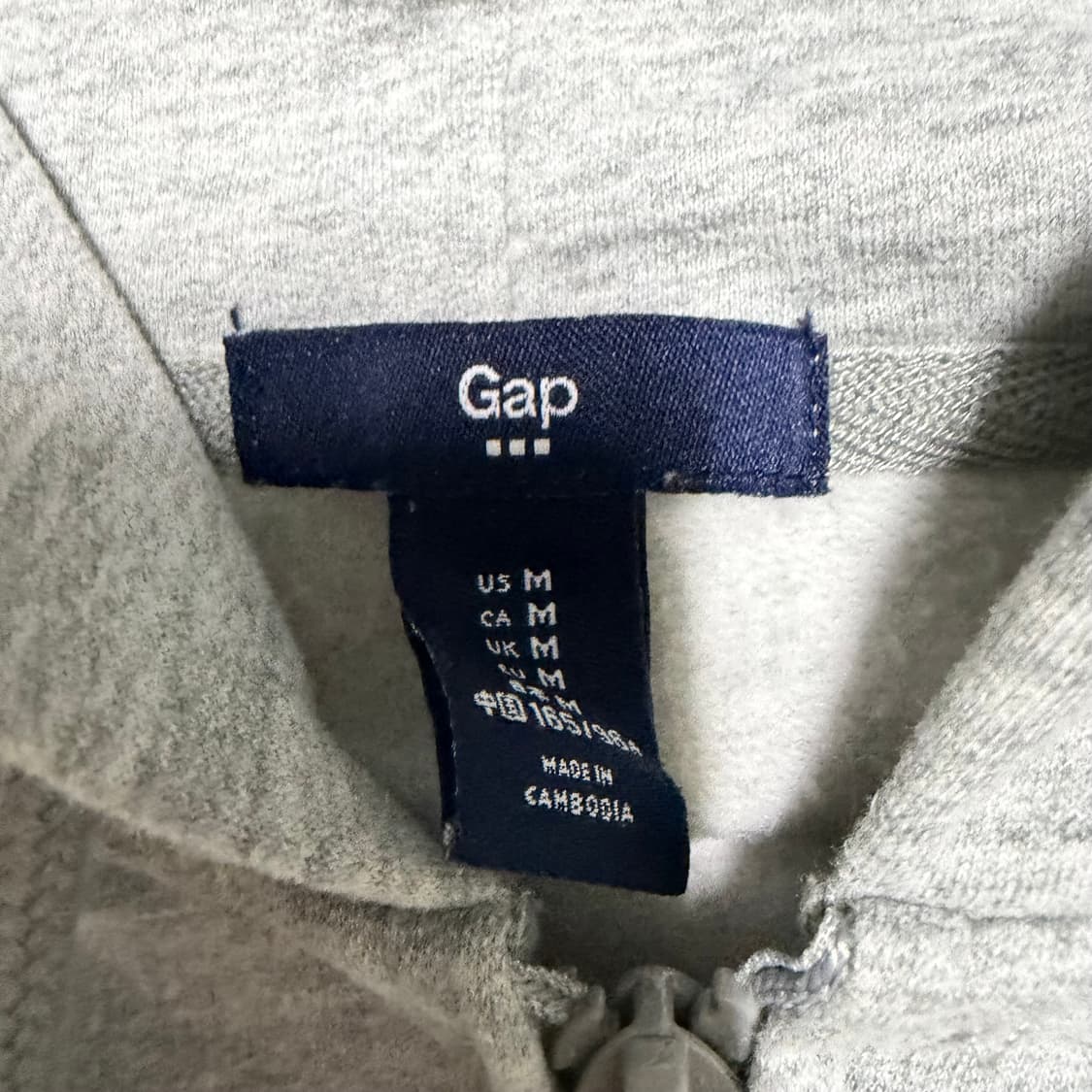 갭 그레이 후드집업 m 상품이미지3
