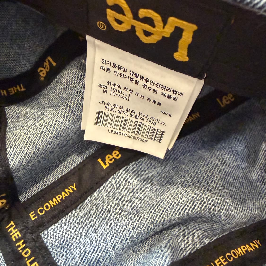 LEE 벨크로 캠프캡 상품이미지4