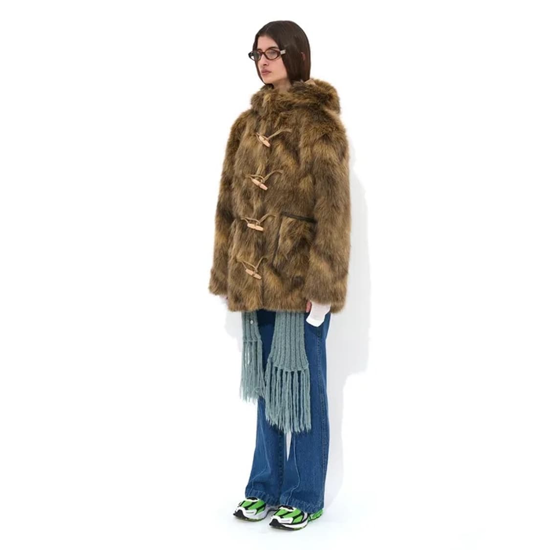 파르티멘토 후드 더플 퍼 코트 상품이미지4