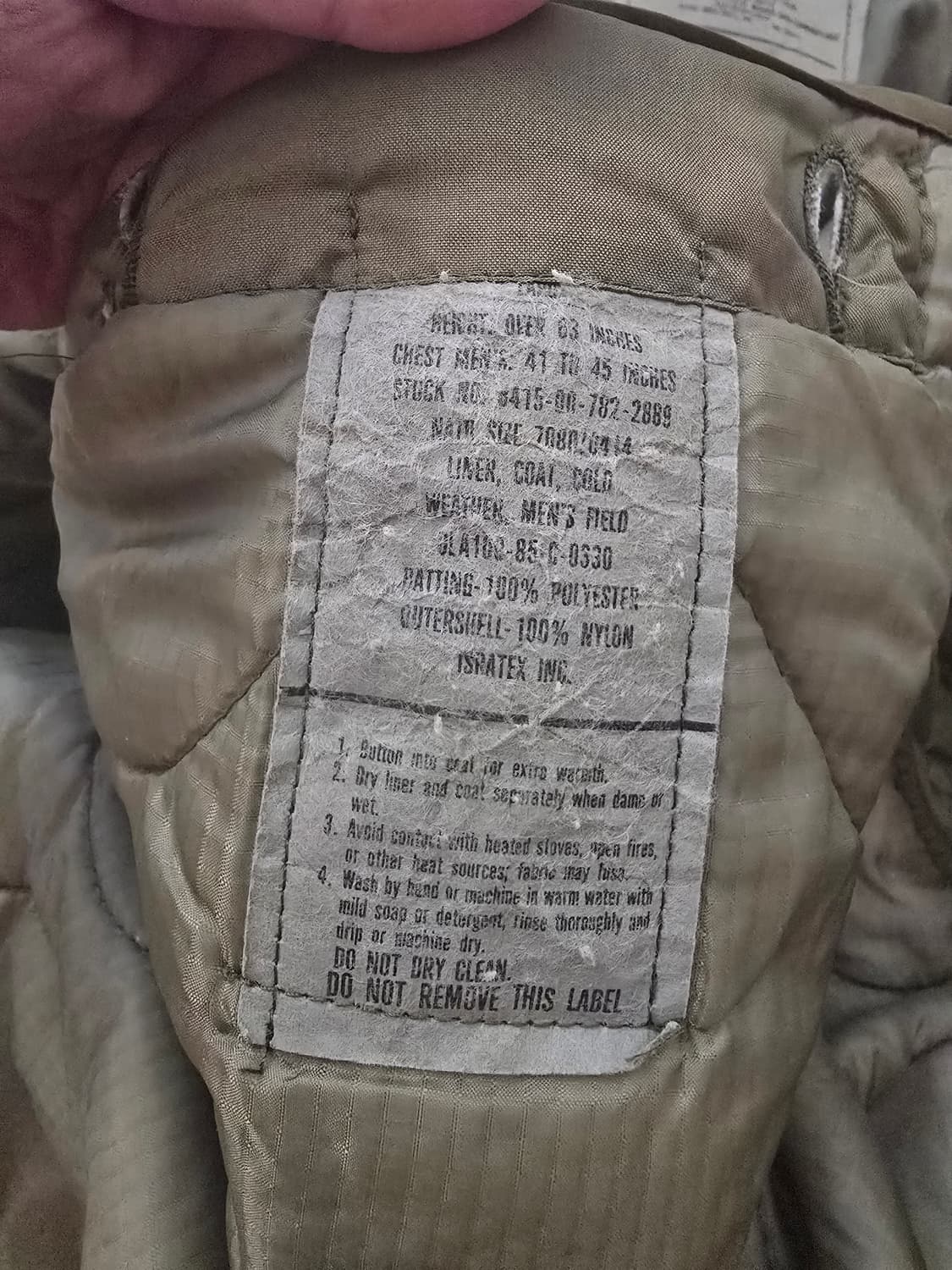 알파인더스트리 미군 m65야상 상품이미지4