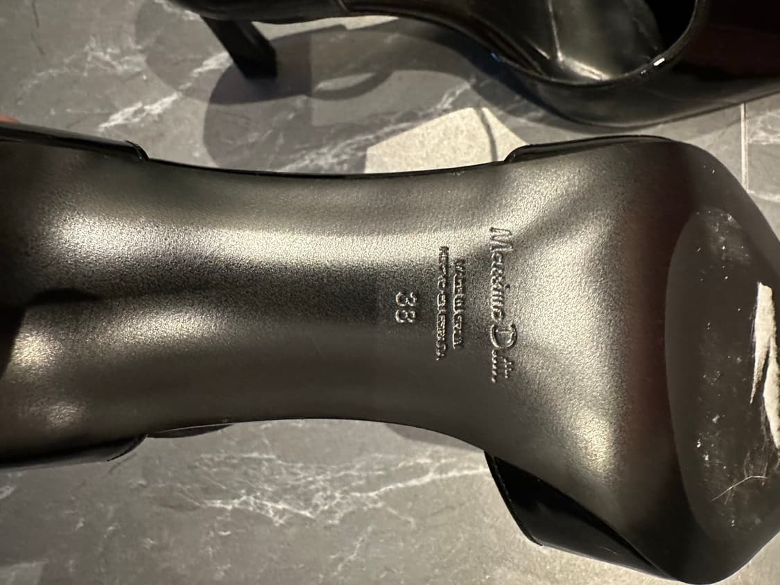 마시모두띠 에나멜 힐 슈즈 38 상품이미지6