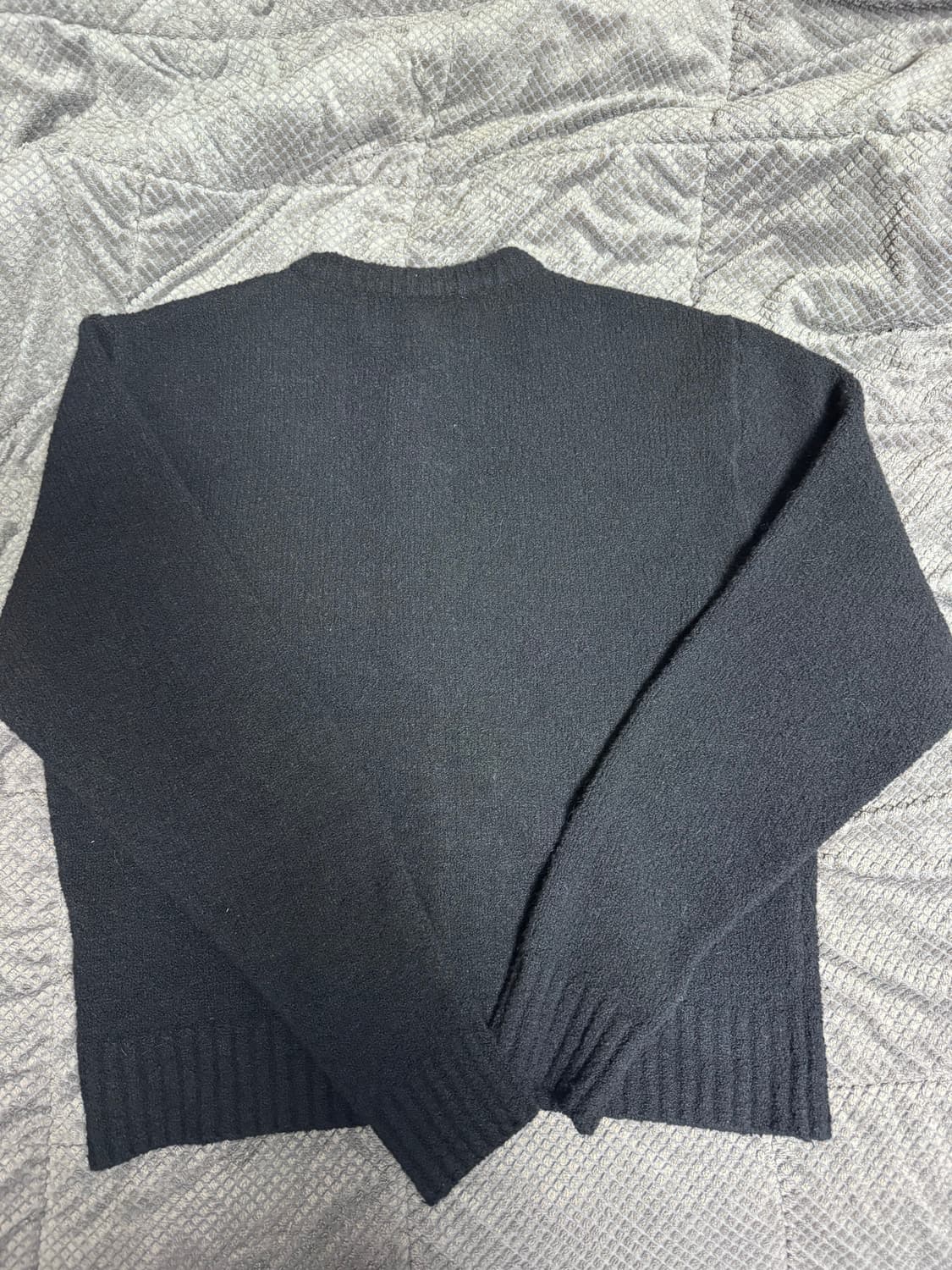 토니웩 알파카 가디건 블랙 XL 상품이미지2