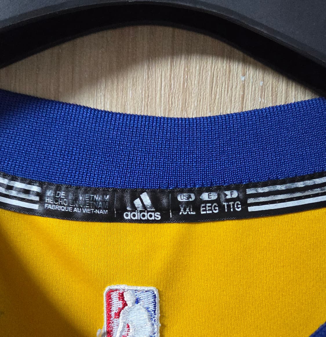 (착샷) 아디다스 골든스테이트 NBA 져지 커리 유니폼 하드우드 클래식 상품이미지4