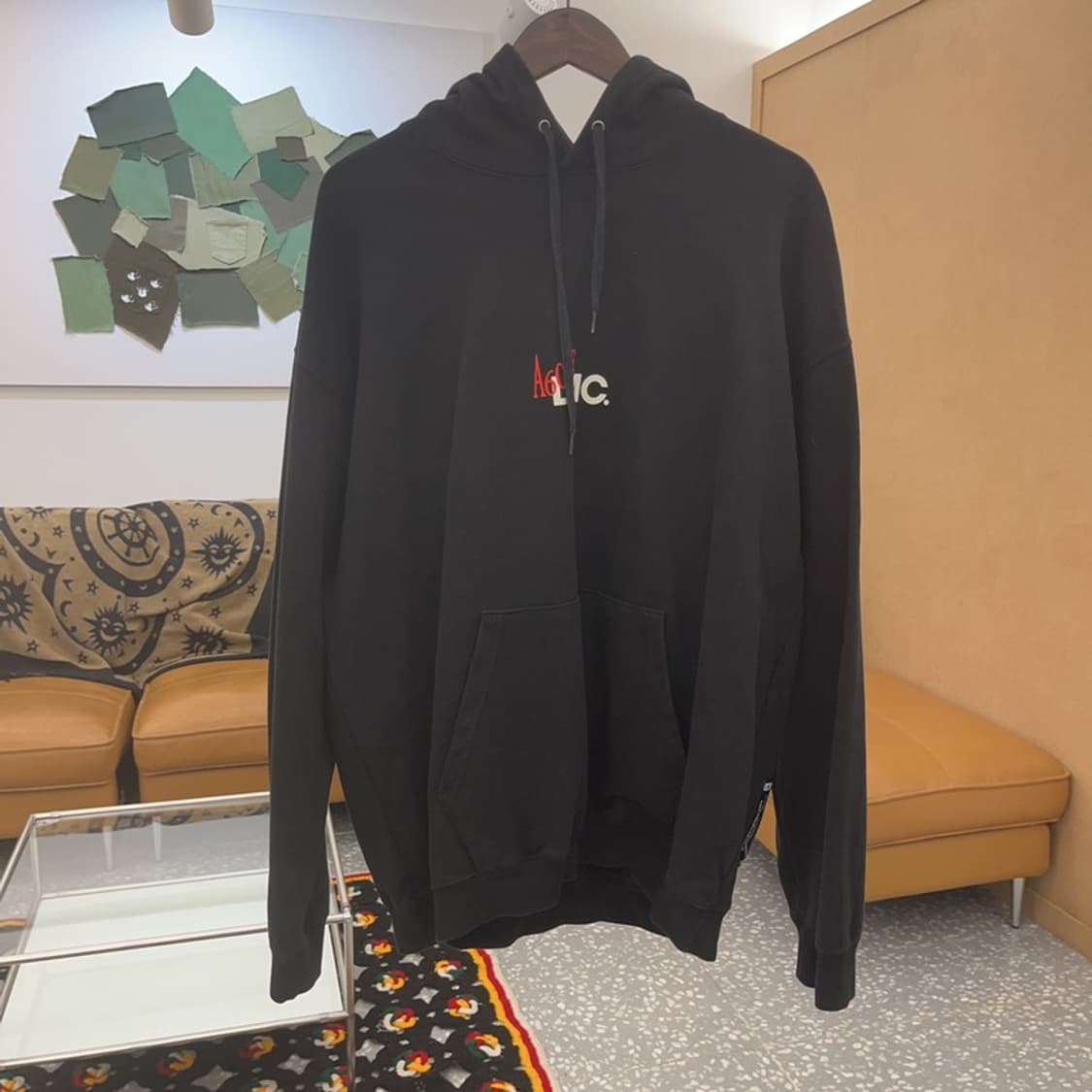 LMC X A60VE 빈티지 스트릿 힙합 오버핏 후드티 L C07820 상품이미지3