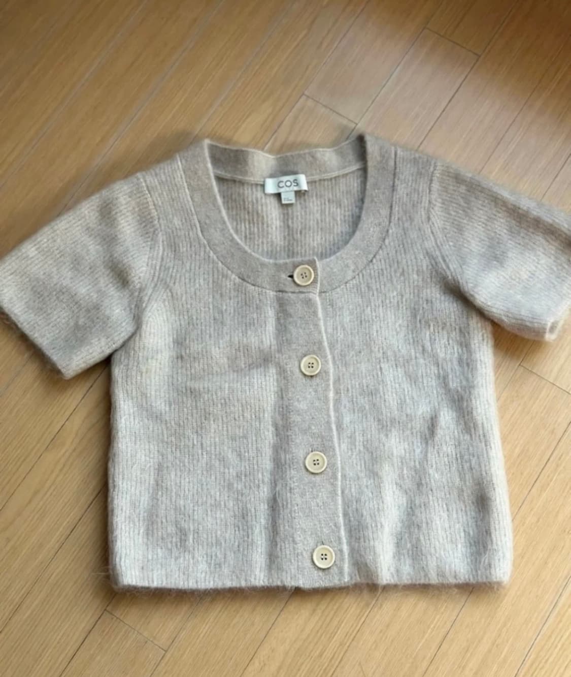 코스(COS) 쇼트 슬리브 모헤어 가디건 xs 상품이미지3