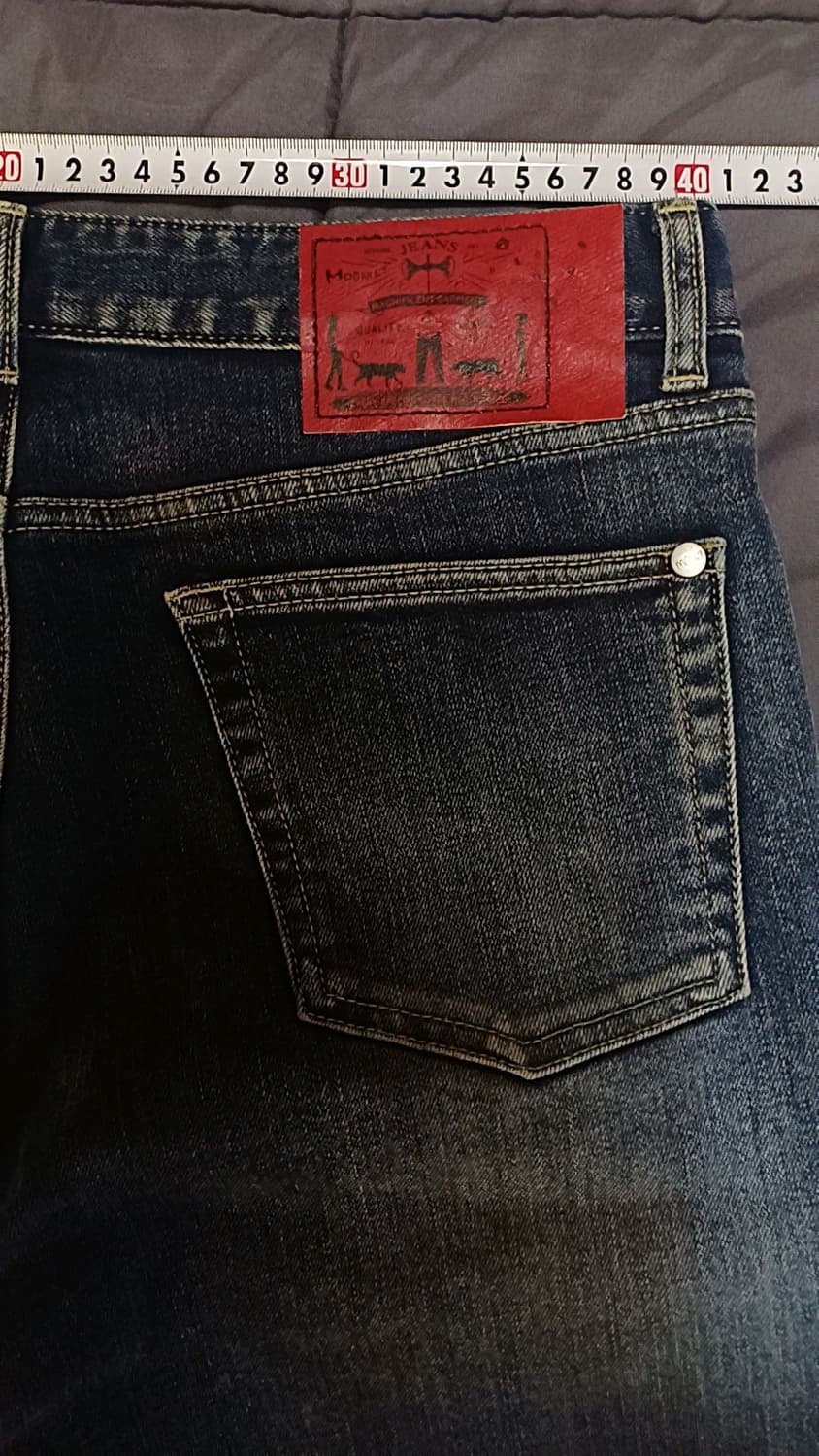 모드나인 약간스판청바지 실측31인치 기장99 상품이미지7