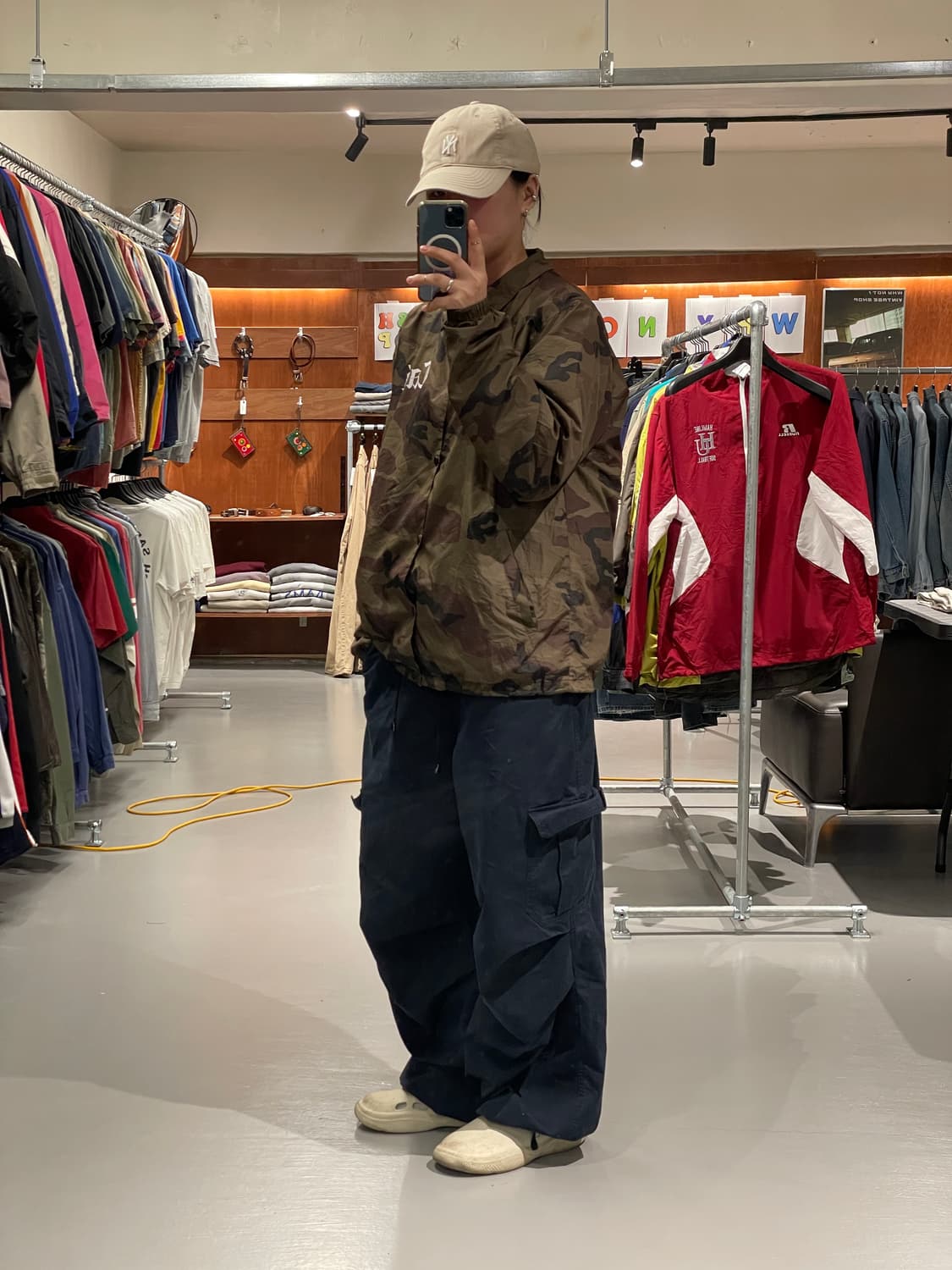 빈티지 카모플라주 코치 자켓   상품이미지4