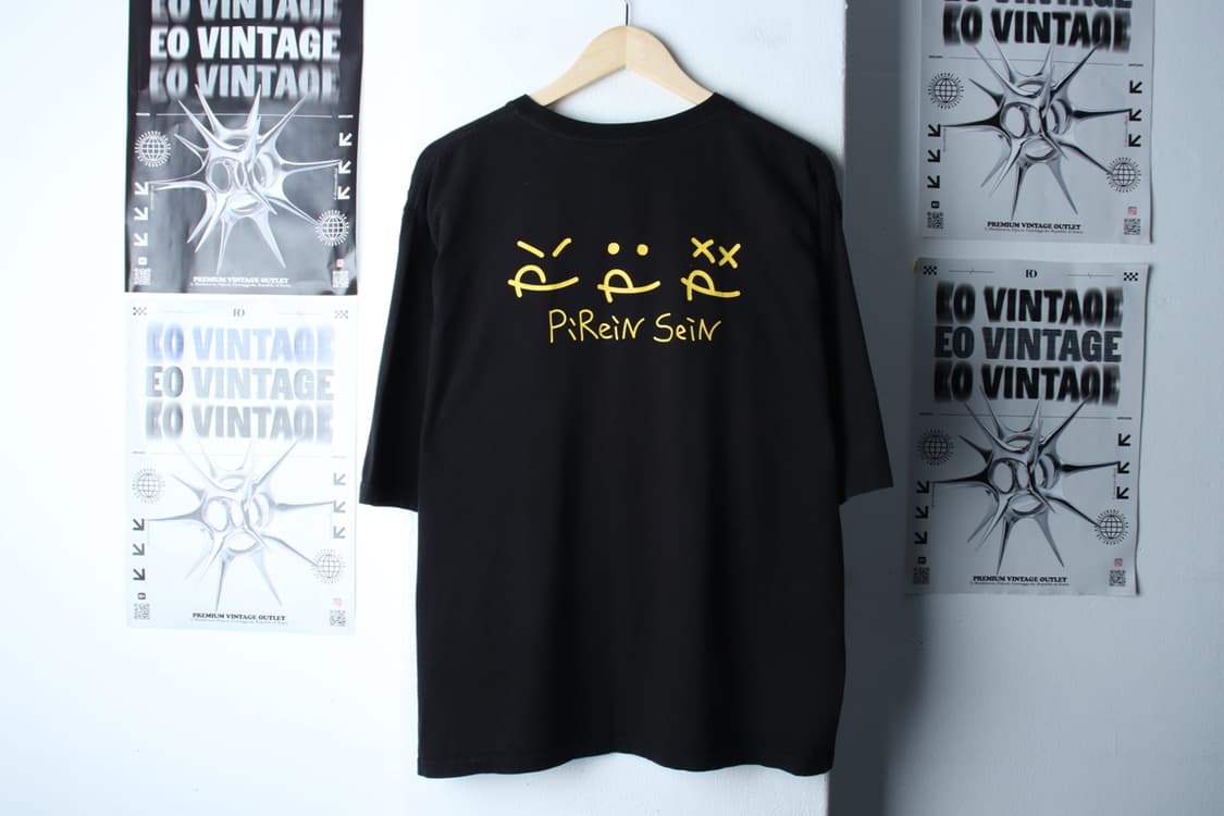 (XL-3XL) 레인세인 반팔 티셔츠 오버핏 블랙 올드스쿨-7B86 상품이미지6