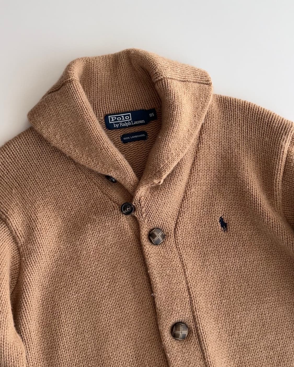 폴로 랄프로렌 숄카라 램스울 가디건 95 상품이미지2