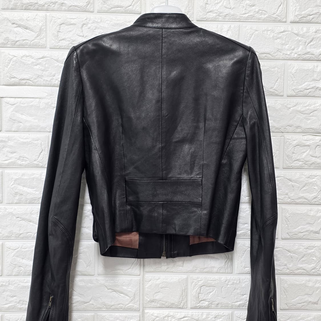 택포) 질바이질스튜어트 양가죽 자켓 S 상품이미지4