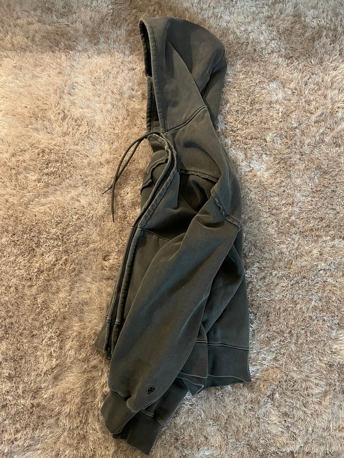 헤리티지플로스 221 피그먼트 후드 집업 상품이미지2