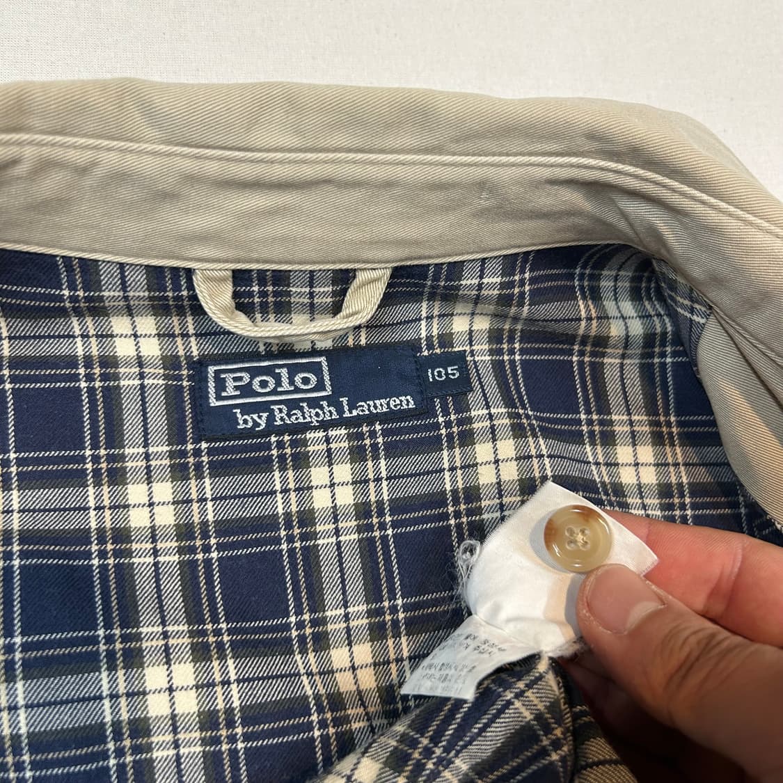 XL) 폴로 랄프로렌 베이포트 스윙탑 코튼 자켓 체크 안감 상품이미지7