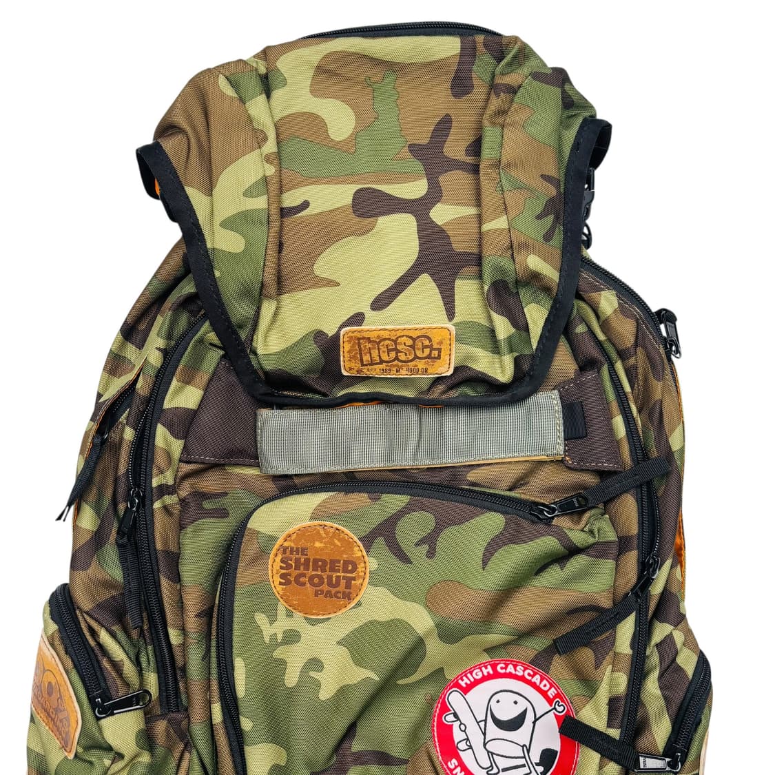 Burton HCSC 슈레드 스카우트 카모플라쥬 스노우보드 백팩 OS 상품이미지2