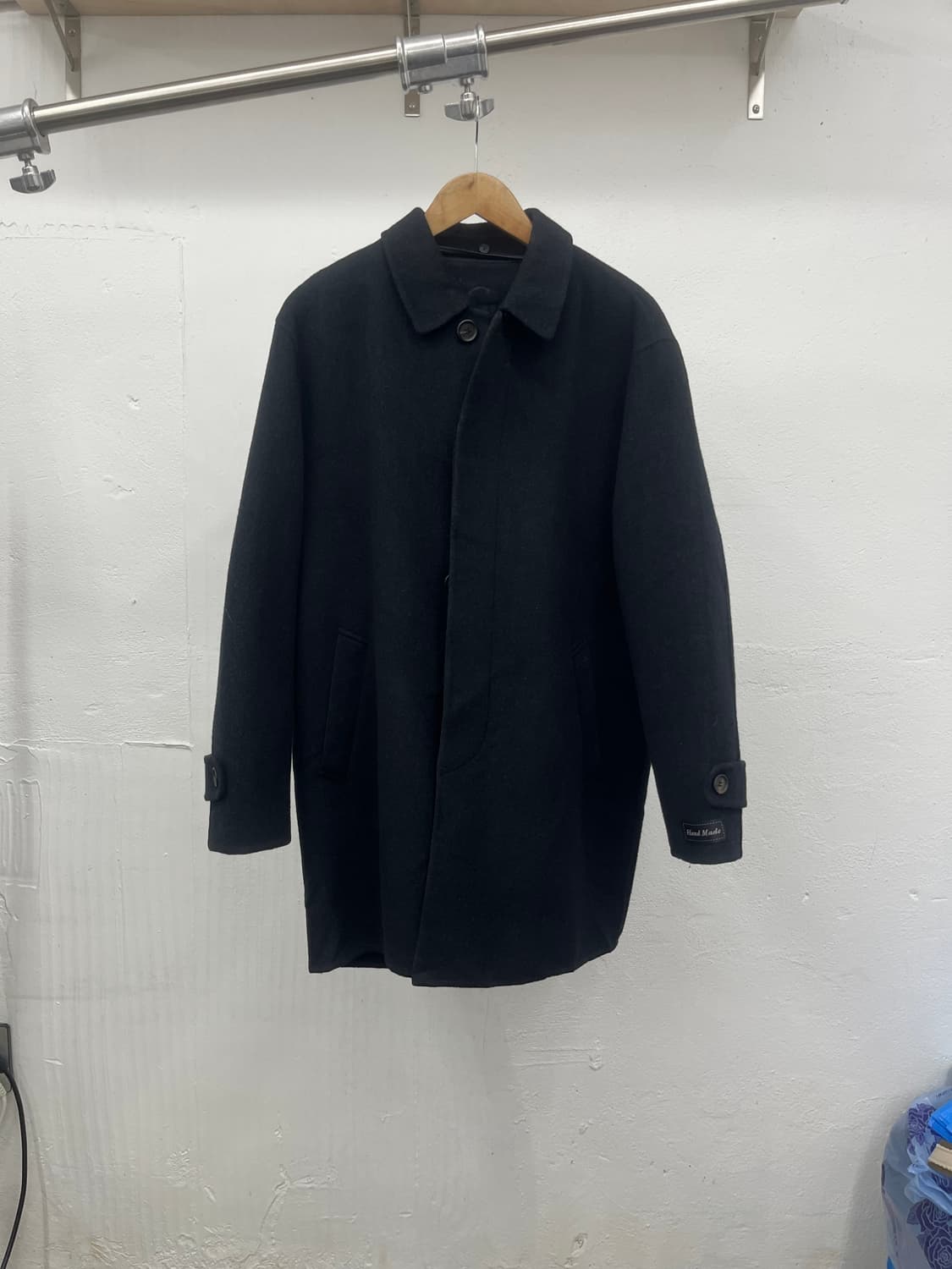 L) HAND MADE WOOL HALF COAT 상품이미지1